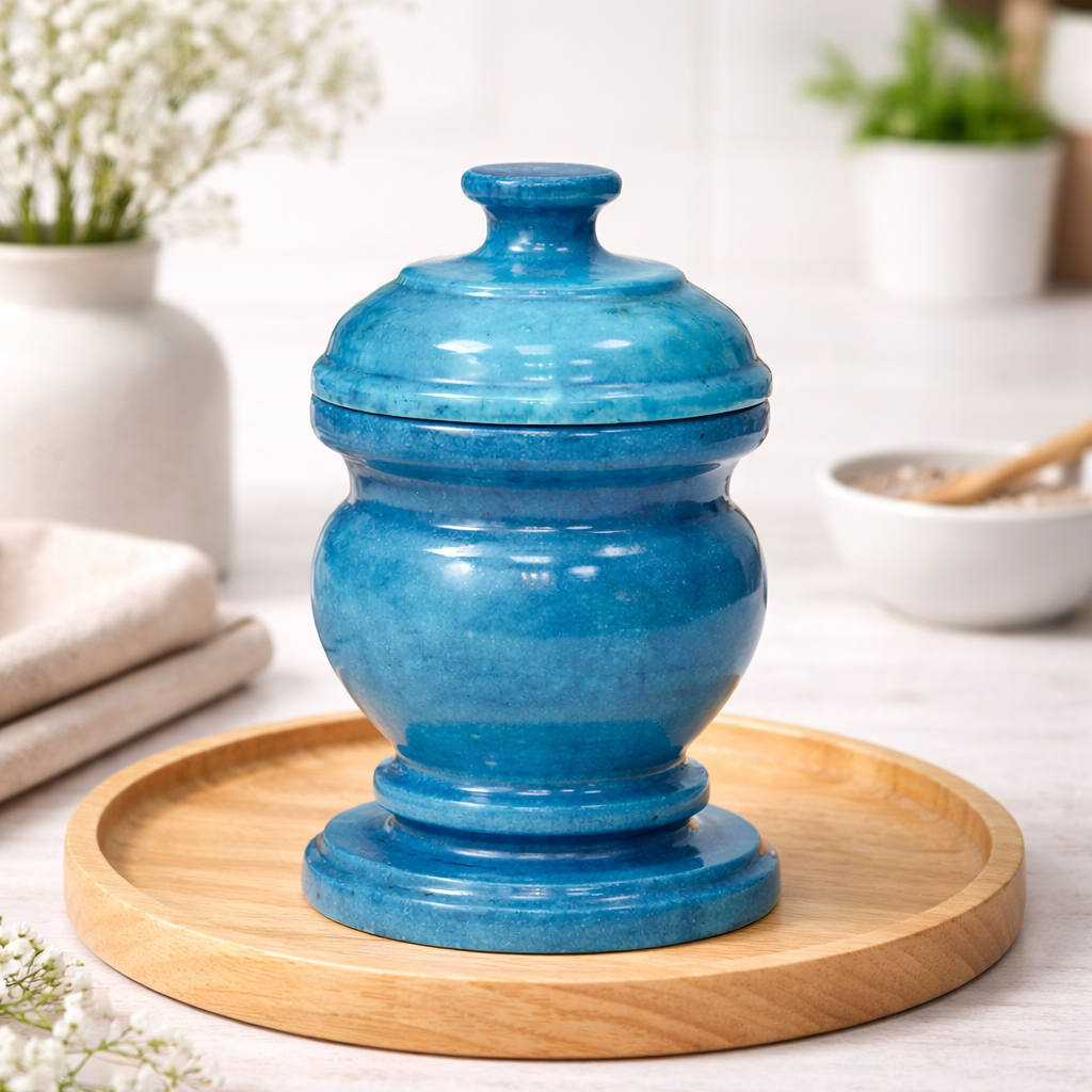 Liora Aqua Marble Jar