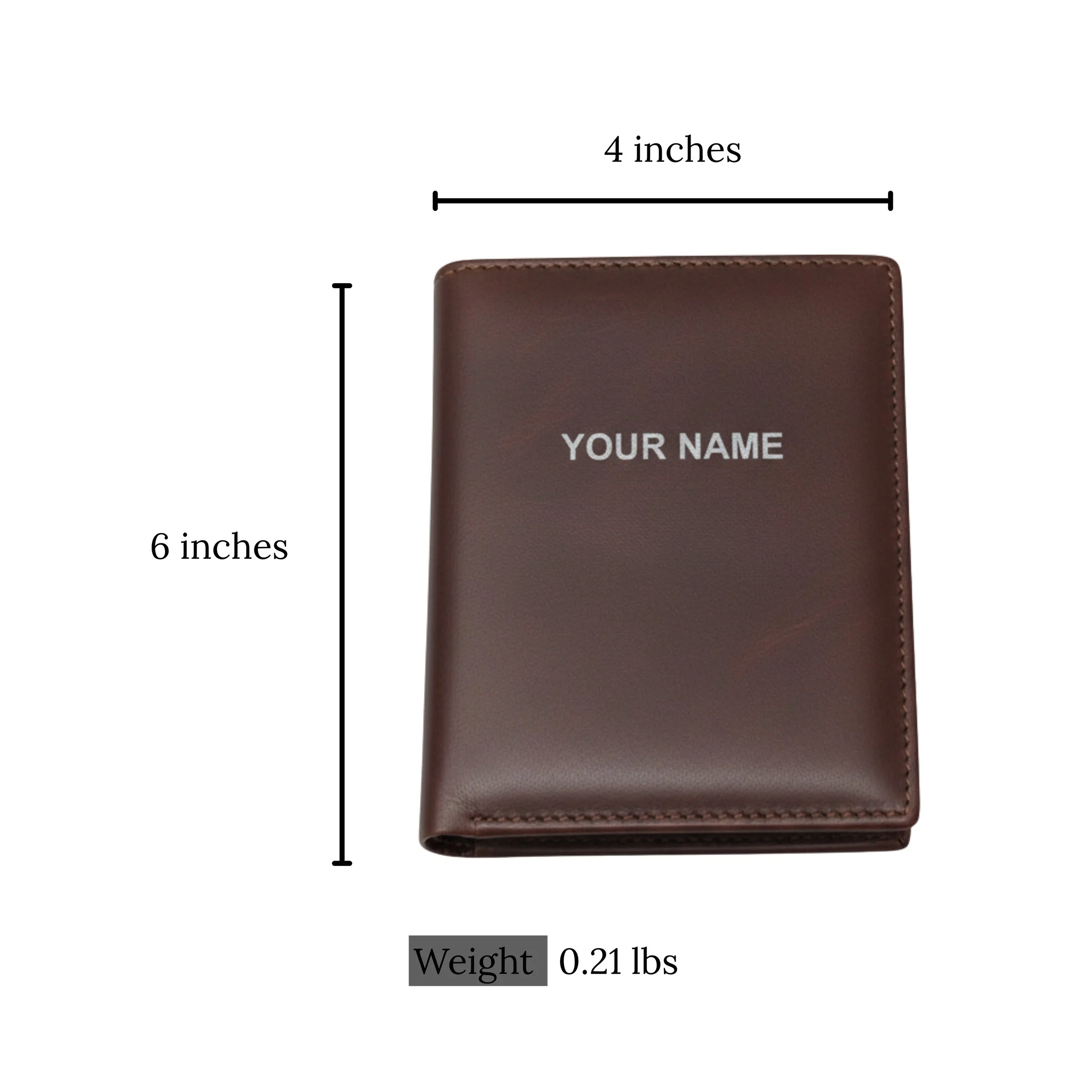 Personalized Leather Document Holder