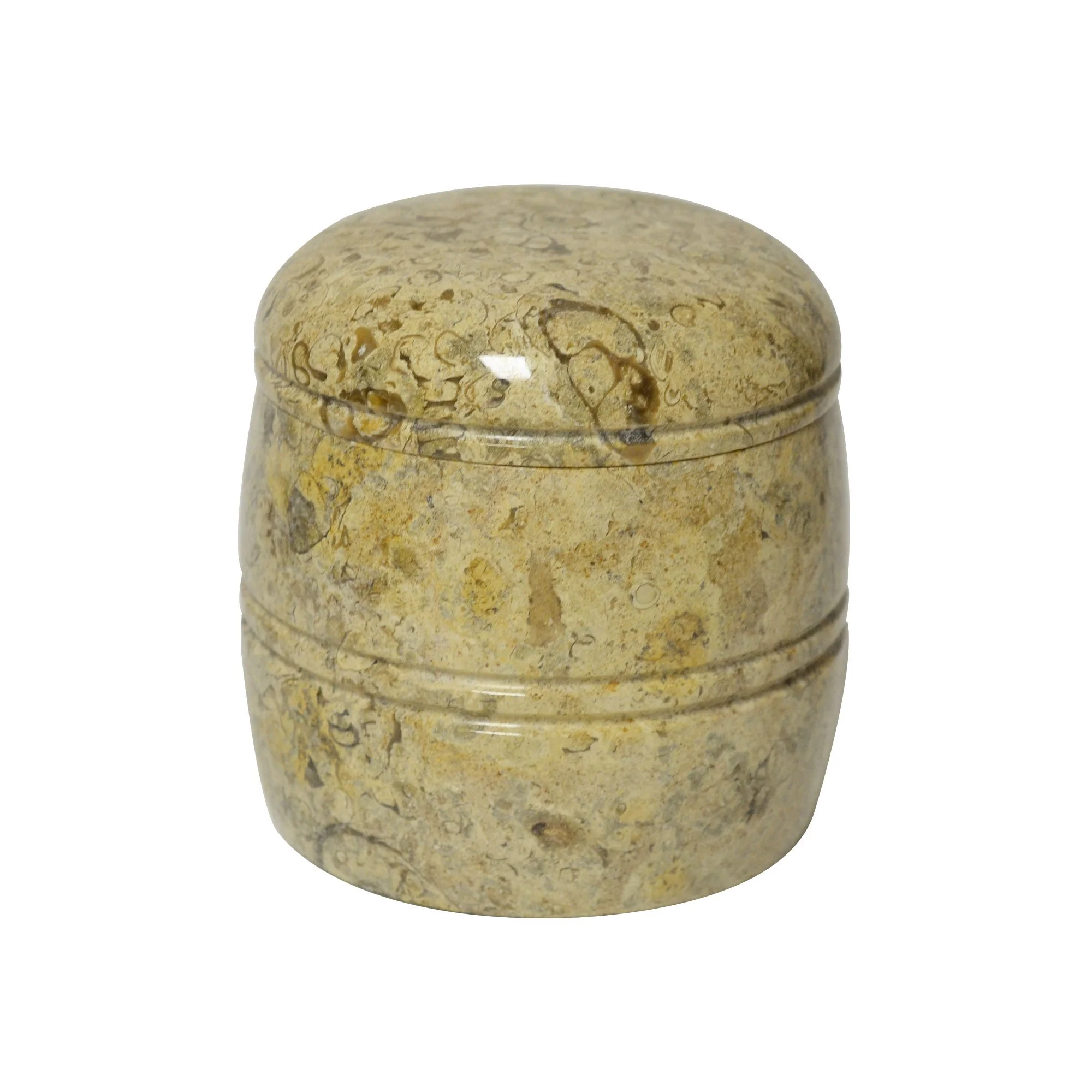 Aurion Fossil Marble Storage Jar