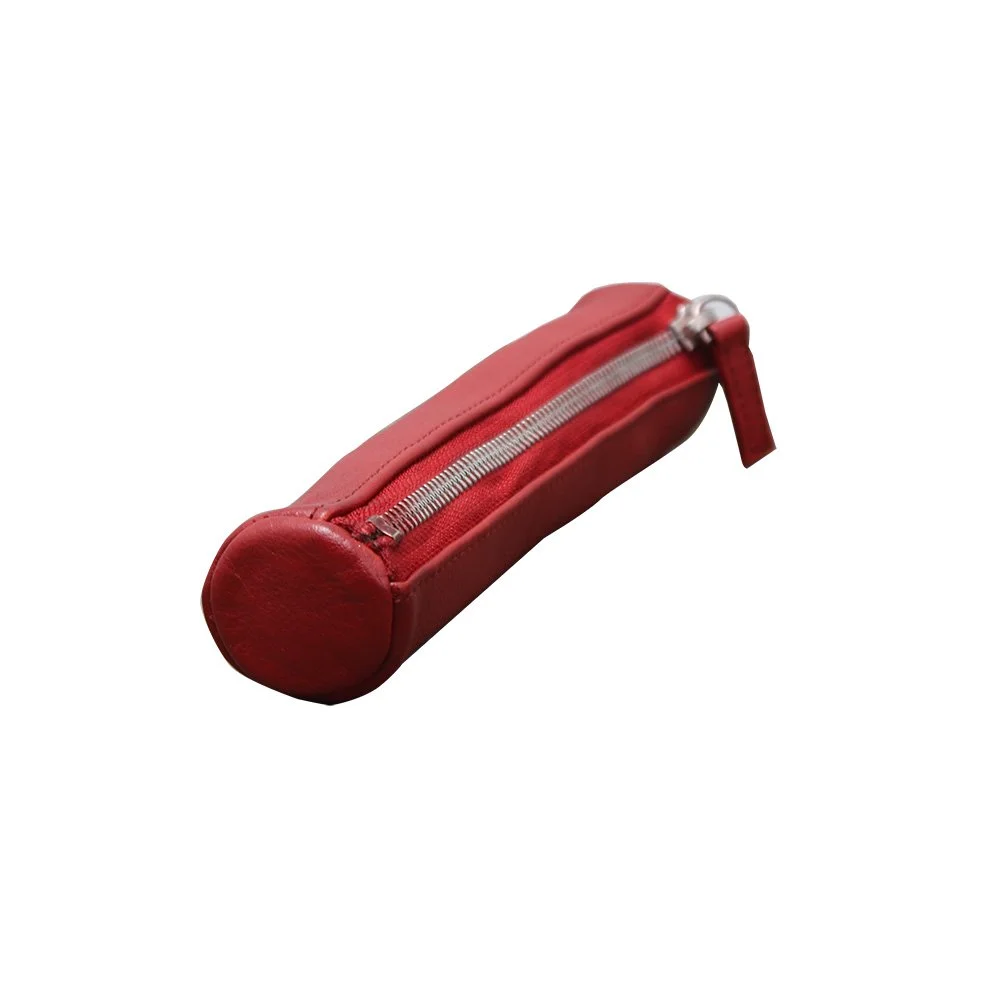 Red Leather Pen Holder