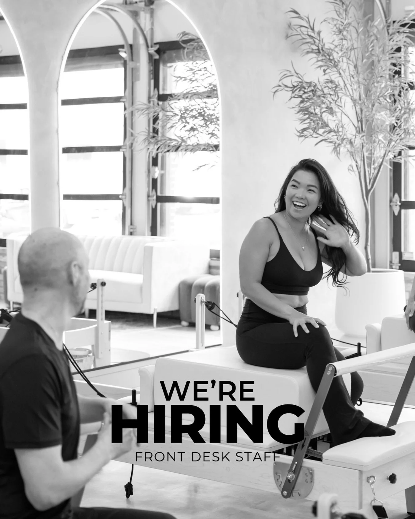 ✨ We&rsquo;re hiring Front Desk Staff! ✨

If you love creating a warm, supportive atmosphere, connecting with wonderful people, and being part of a community that loves to move and grow together, we&rsquo;d love to meet you.

What you&rsquo;ll do as 
