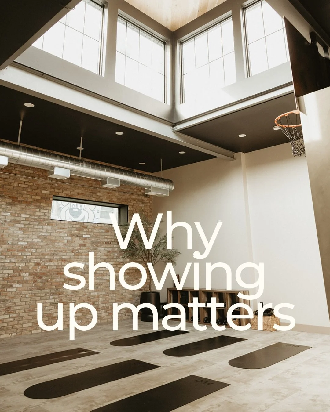 each of us arrive with our own story. You showed up &amp; that&rsquo;s what counts 🤎

Just show up. The rest will follow ~