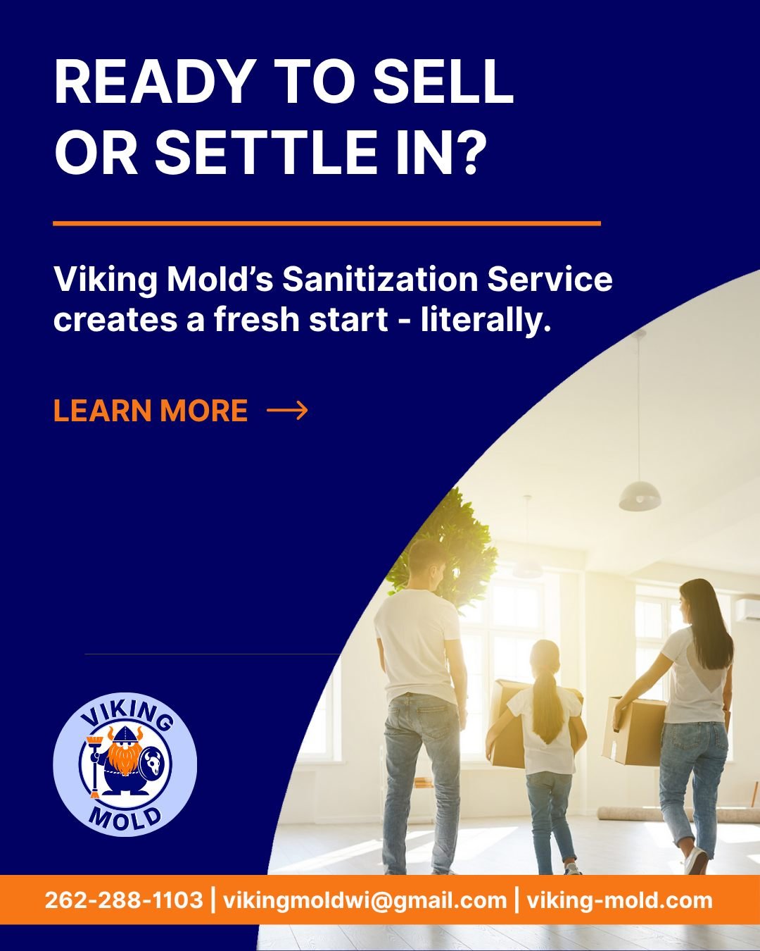 Thinking of listing your home or moving into a new one? Viking Mold&rsquo;s professional Sanitization Service is the perfect way to ensure your space is clean, safe, and odor-free. We use Vital Oxide, a hospital-grade disinfectant that&rsquo;s EPA-re