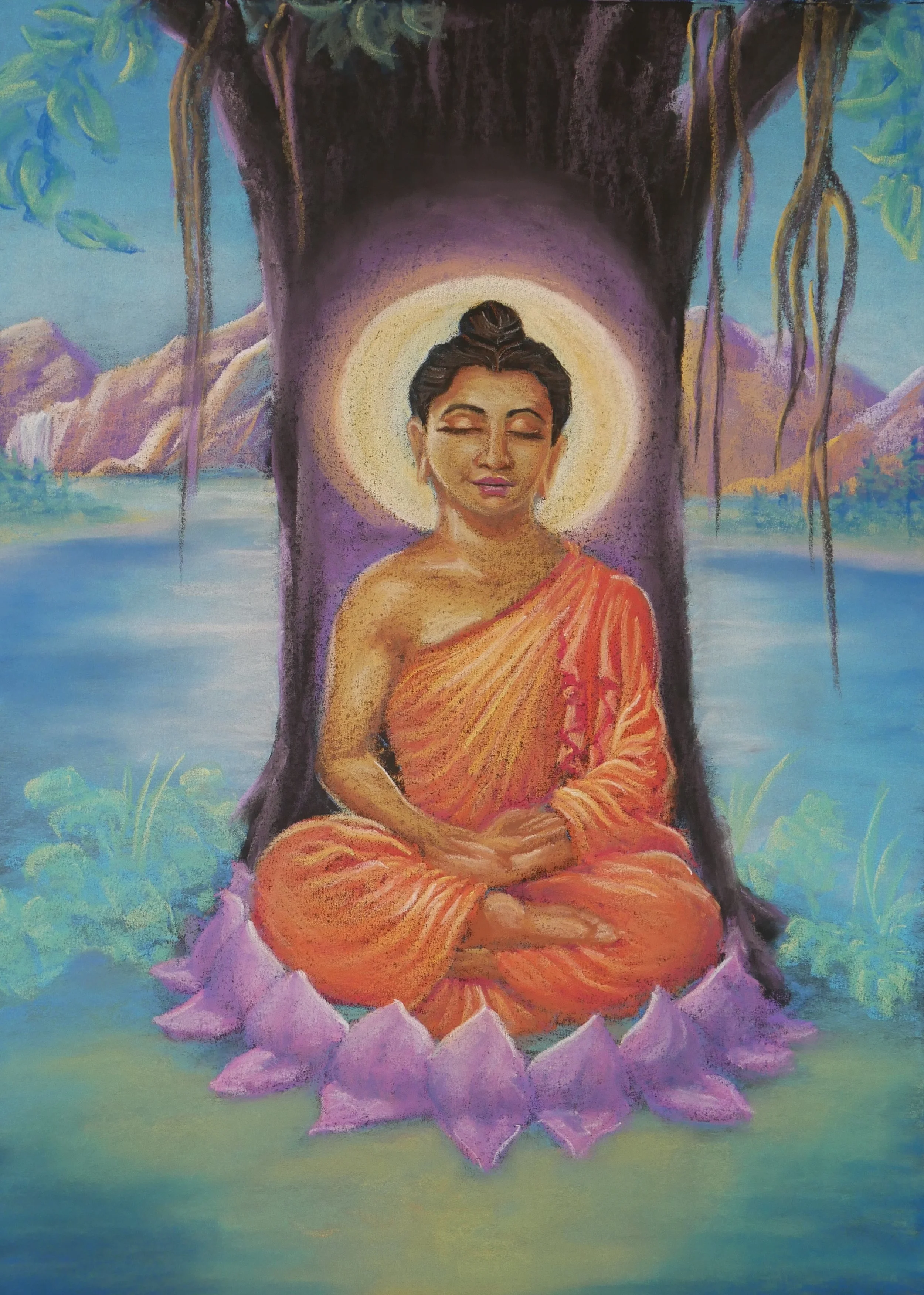 Buddha Chalk Drawing.JPG