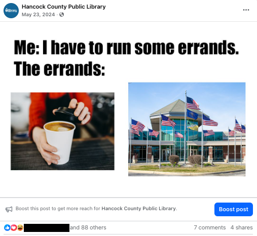 Meme. Created for Facebook.