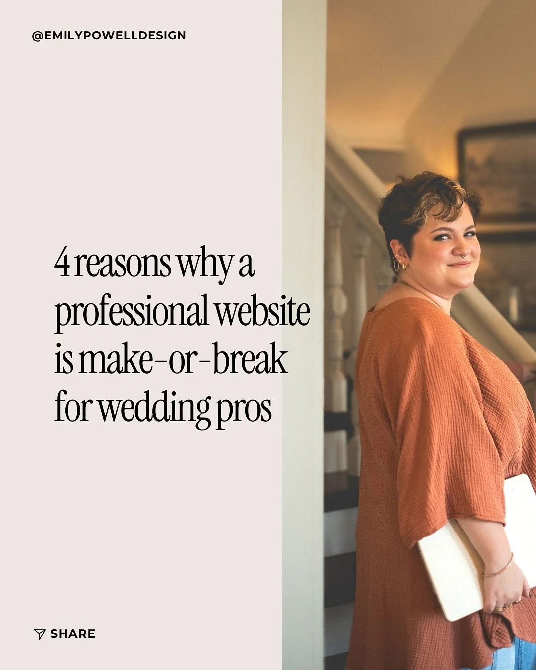 Wedding pros&mdash; your website isn&rsquo;t just a portfolio. It&rsquo;s the make or break moment that decides whether couples book with you&hellip; or keep scrolling. 😬

The good news? Your dream website could be ready by the weekend. 💖 Comment W