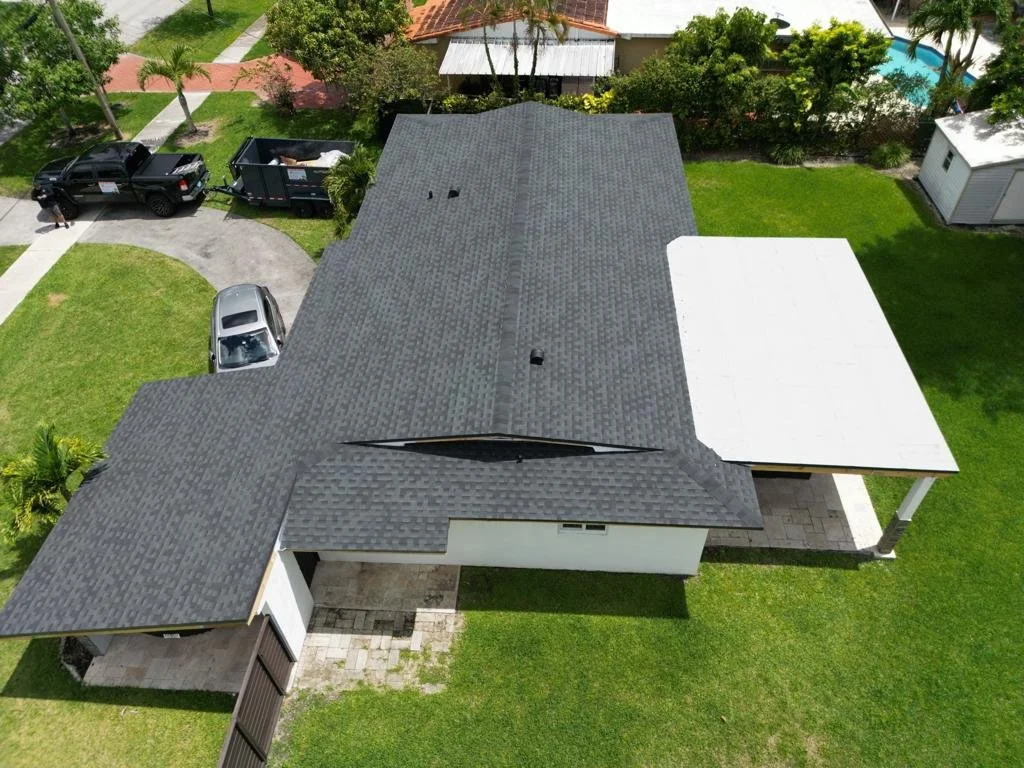 Dimensional shingles in Kendall project