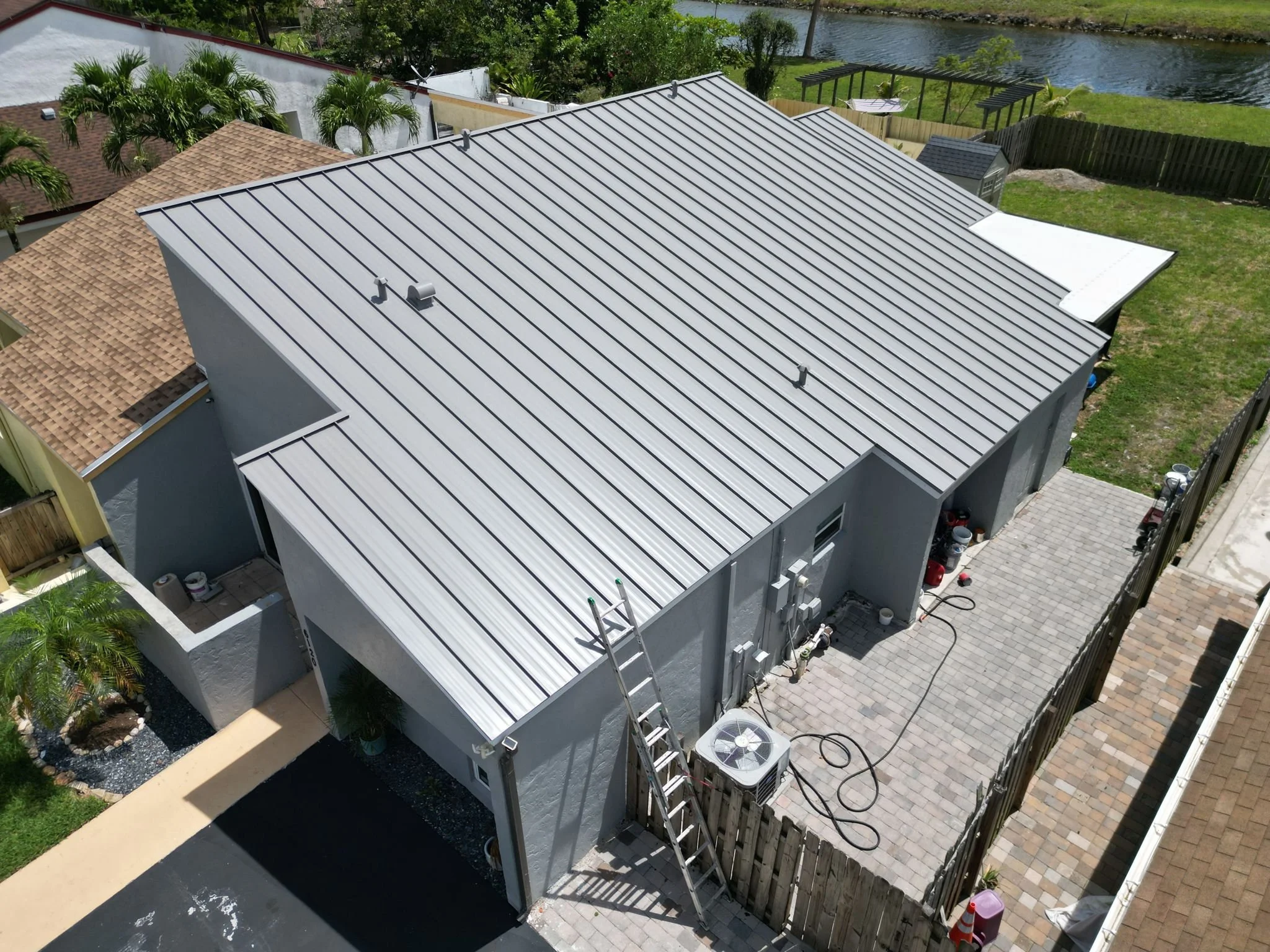 New metal roof in Margate, Fl