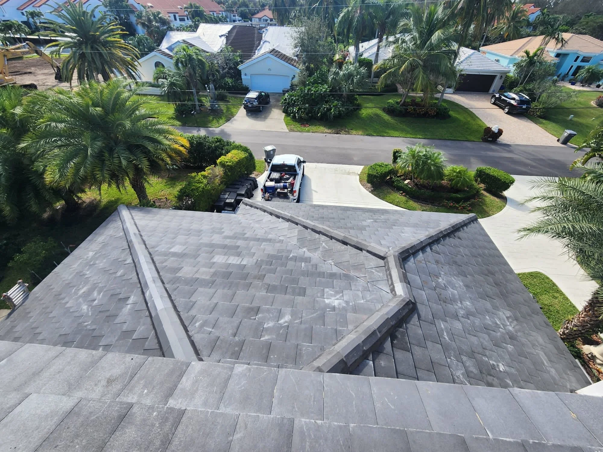 New tile roof - Westlake dark charcoal in West Palm Beach