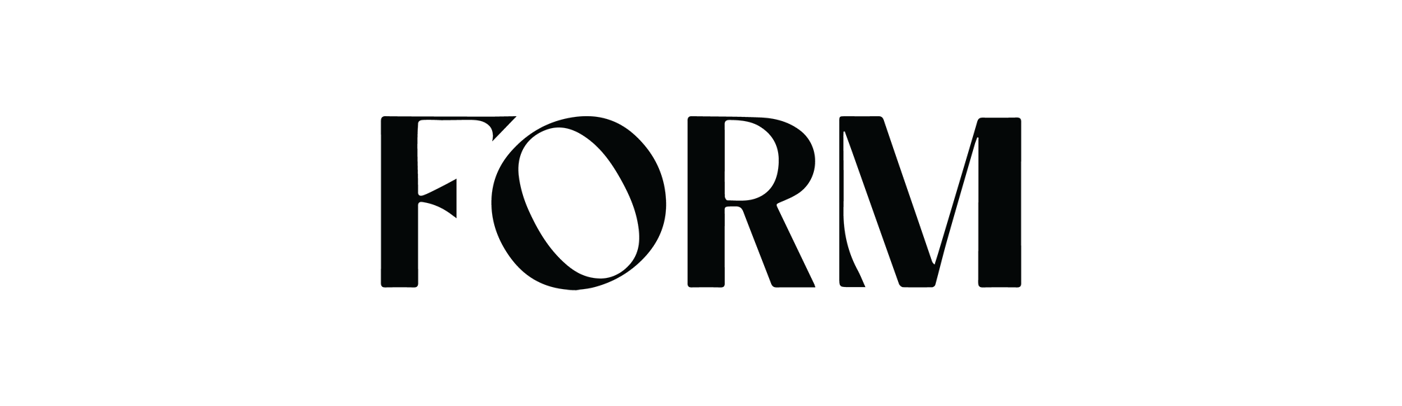 The word 'FORM' written in bold, black capital letters on a white background.