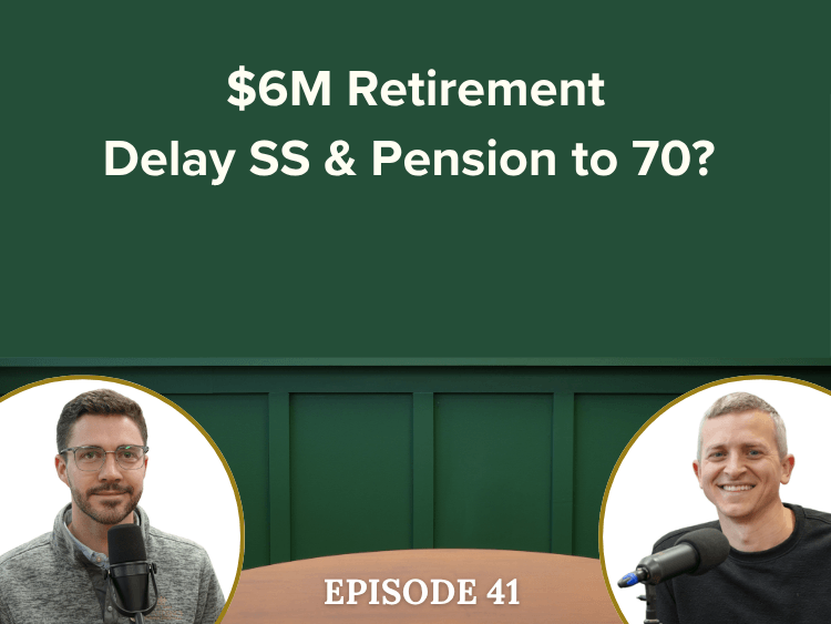 $6M Retirement Case Study: IRA Drawdown vs Deferring Pension &amp; Social Security to 70