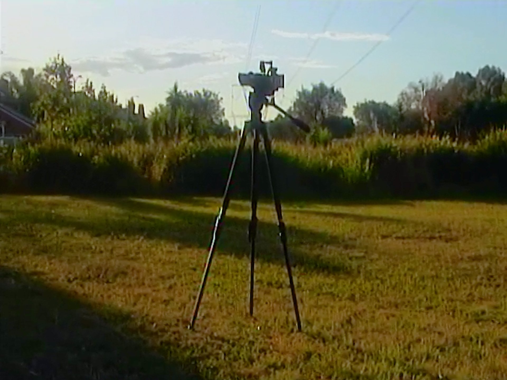 The Miller Air tripod at half its full height