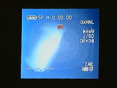 The Panasonic Menu controls showcasing changing white balance in the quick menu
