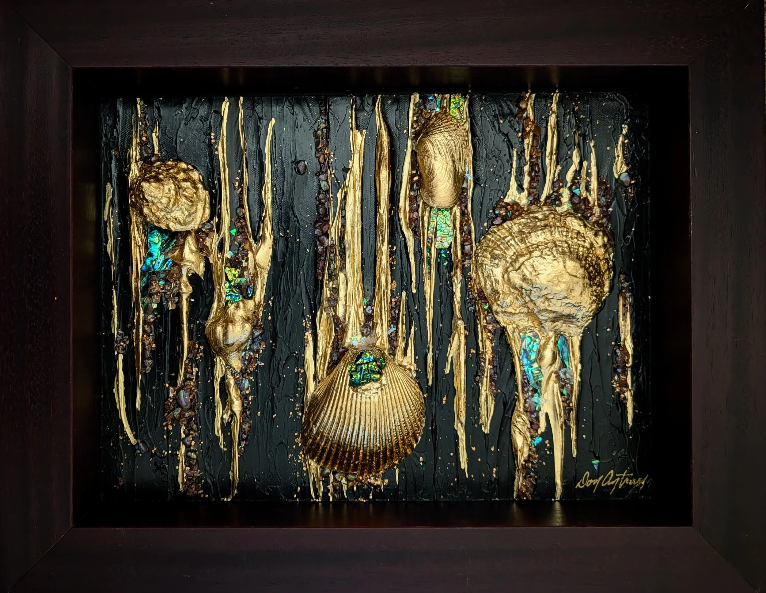 Striations - 11" x  14" (framed)