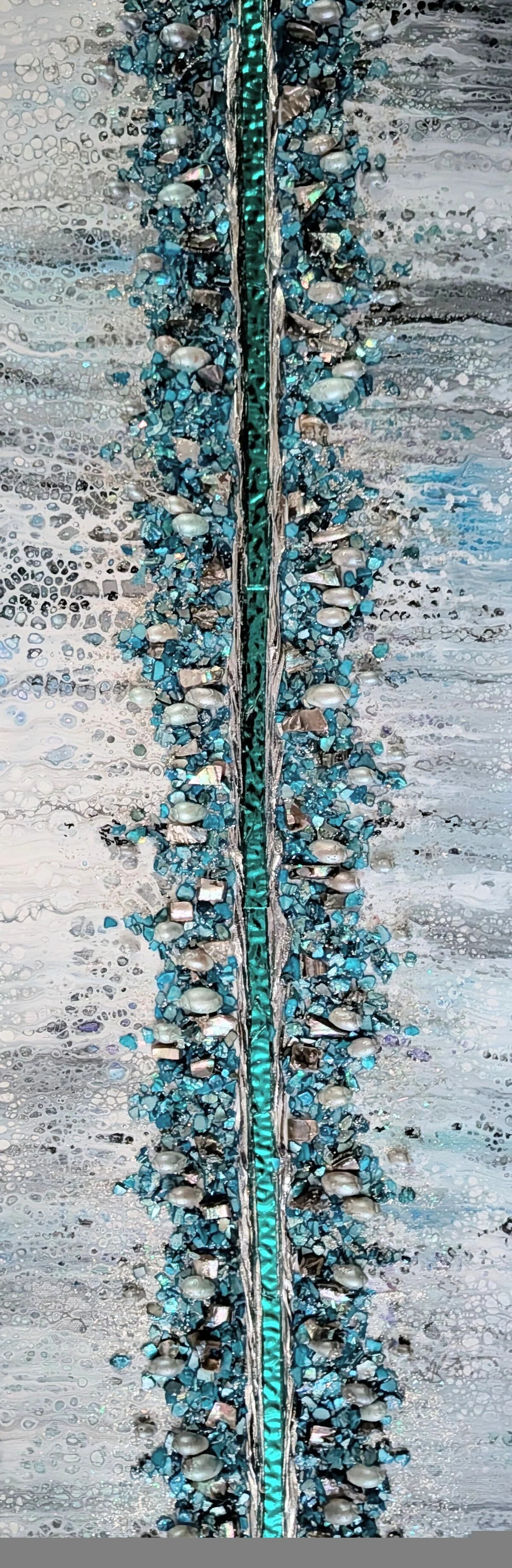 Between two Seas   12" x 36" x 2"