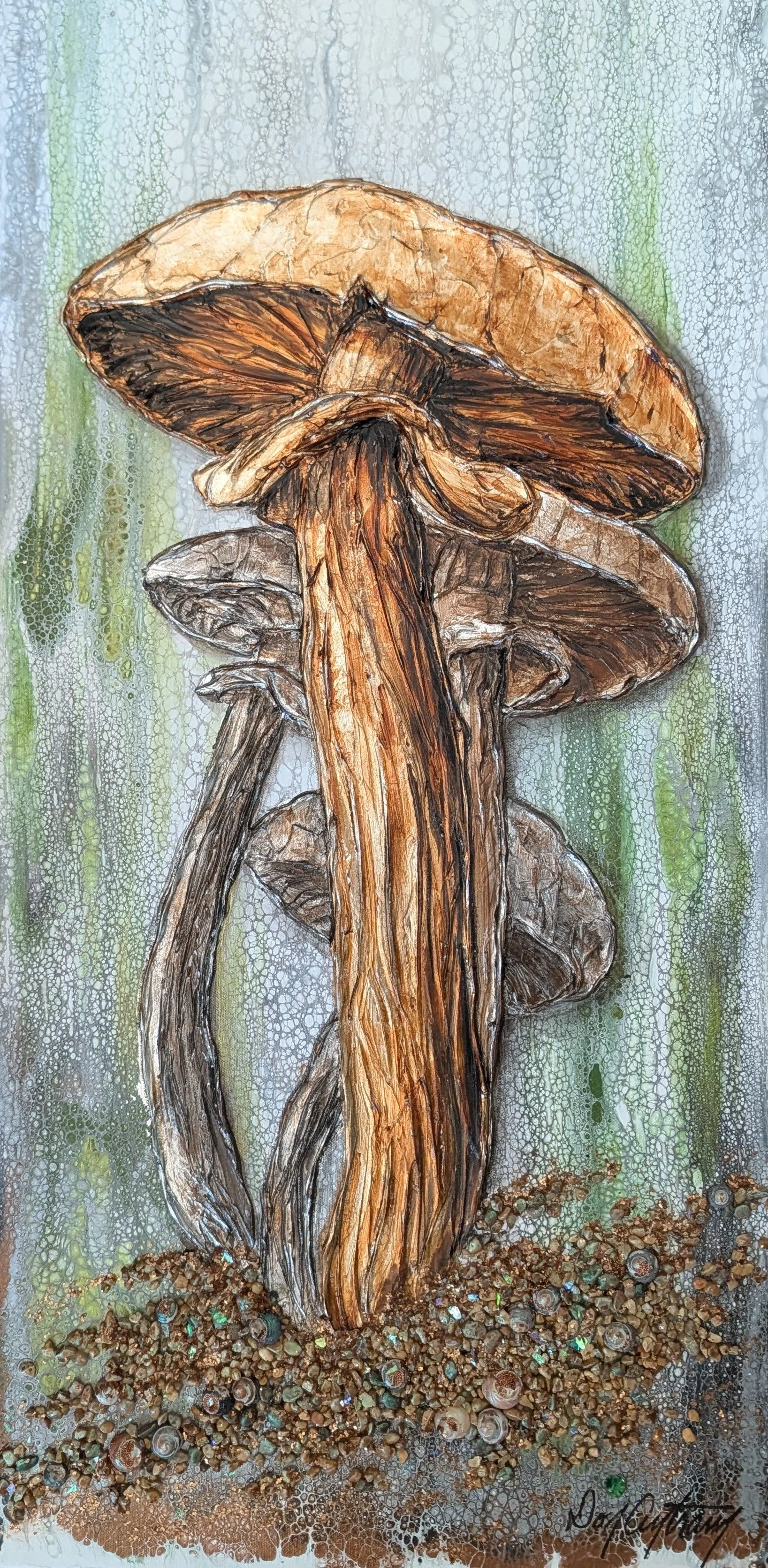 Woodland Sentinel
17" x 32"  (framed)