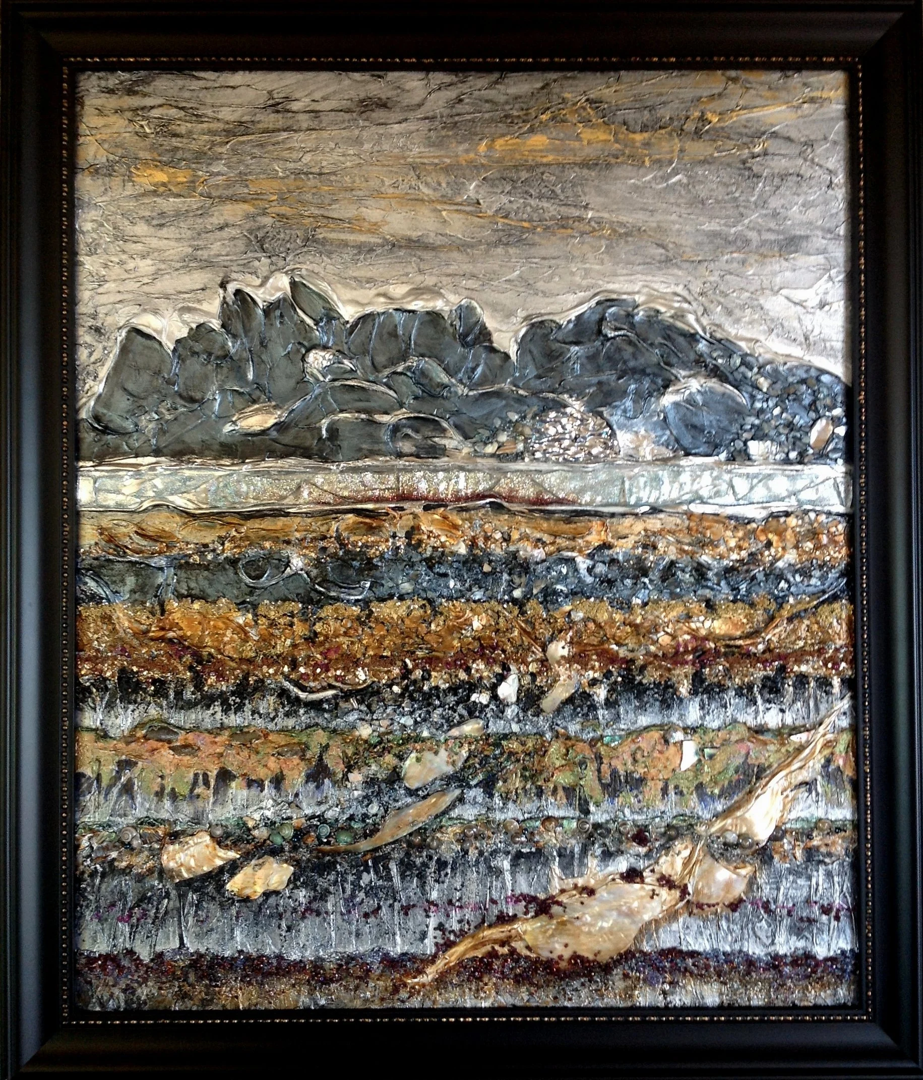 Layers - 20" x  24" (framed) - Sold