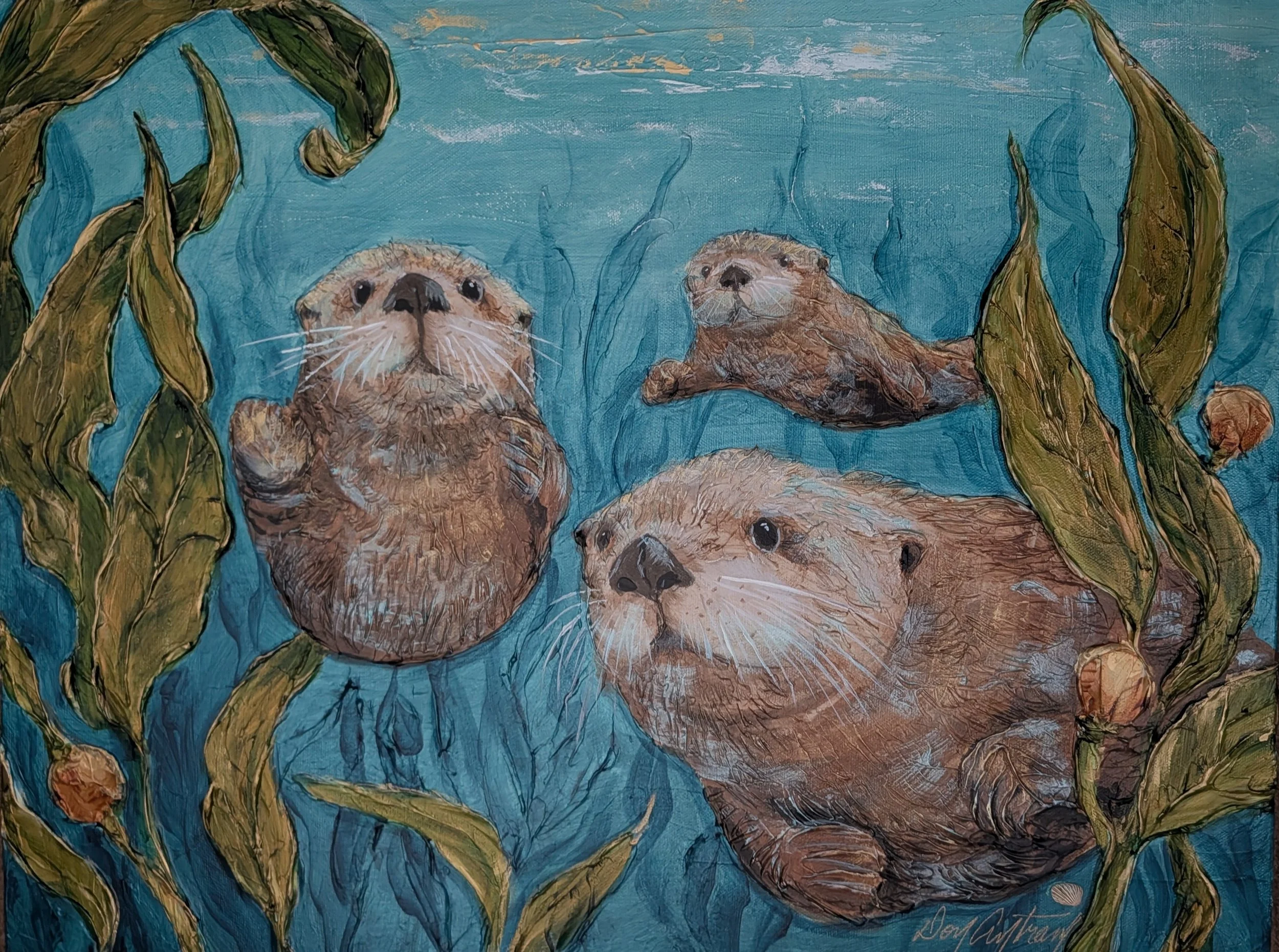 Kelp Companions
18" x 24" x 2"    Sold