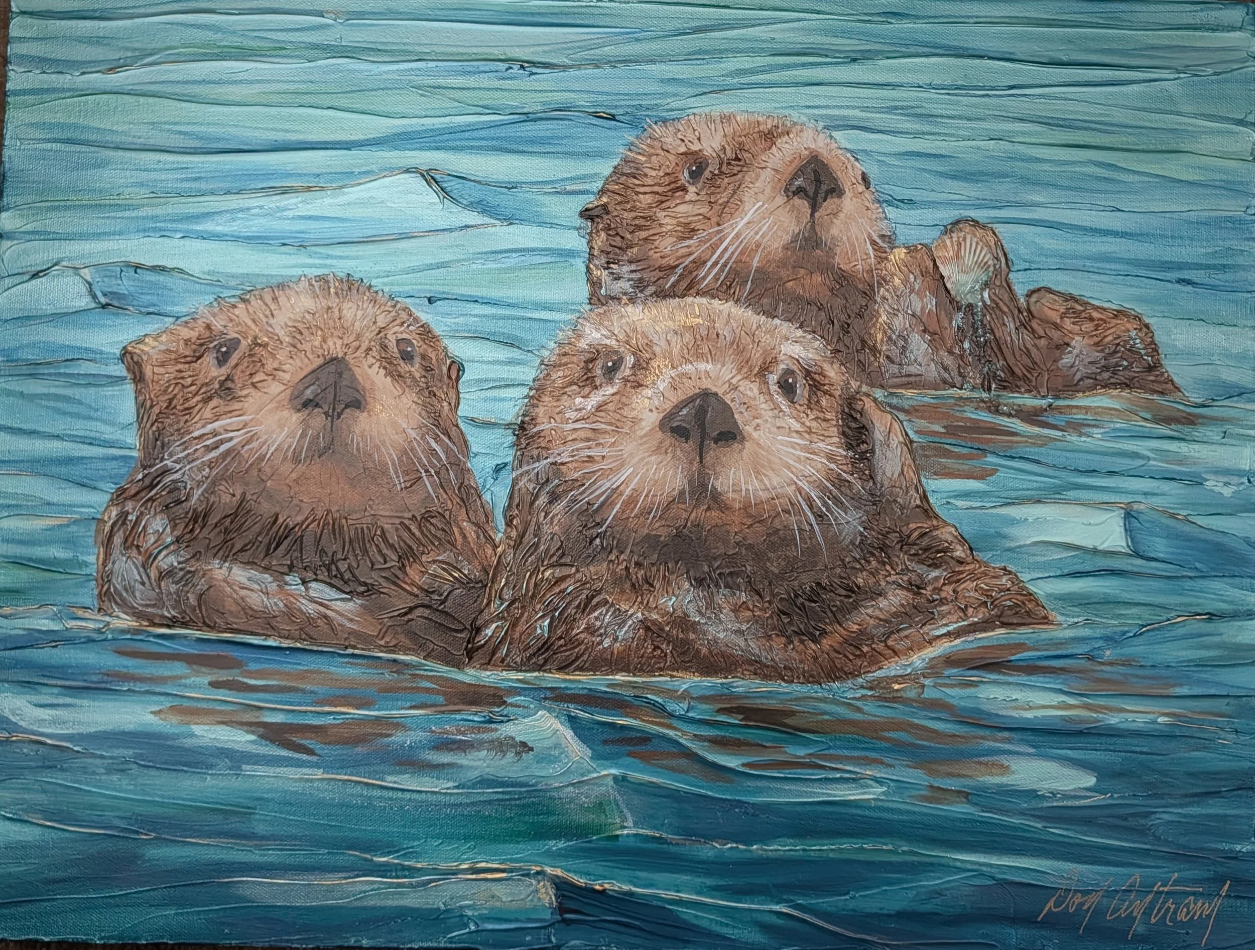 Morro Otters
18" x 24" x 2"   Sold