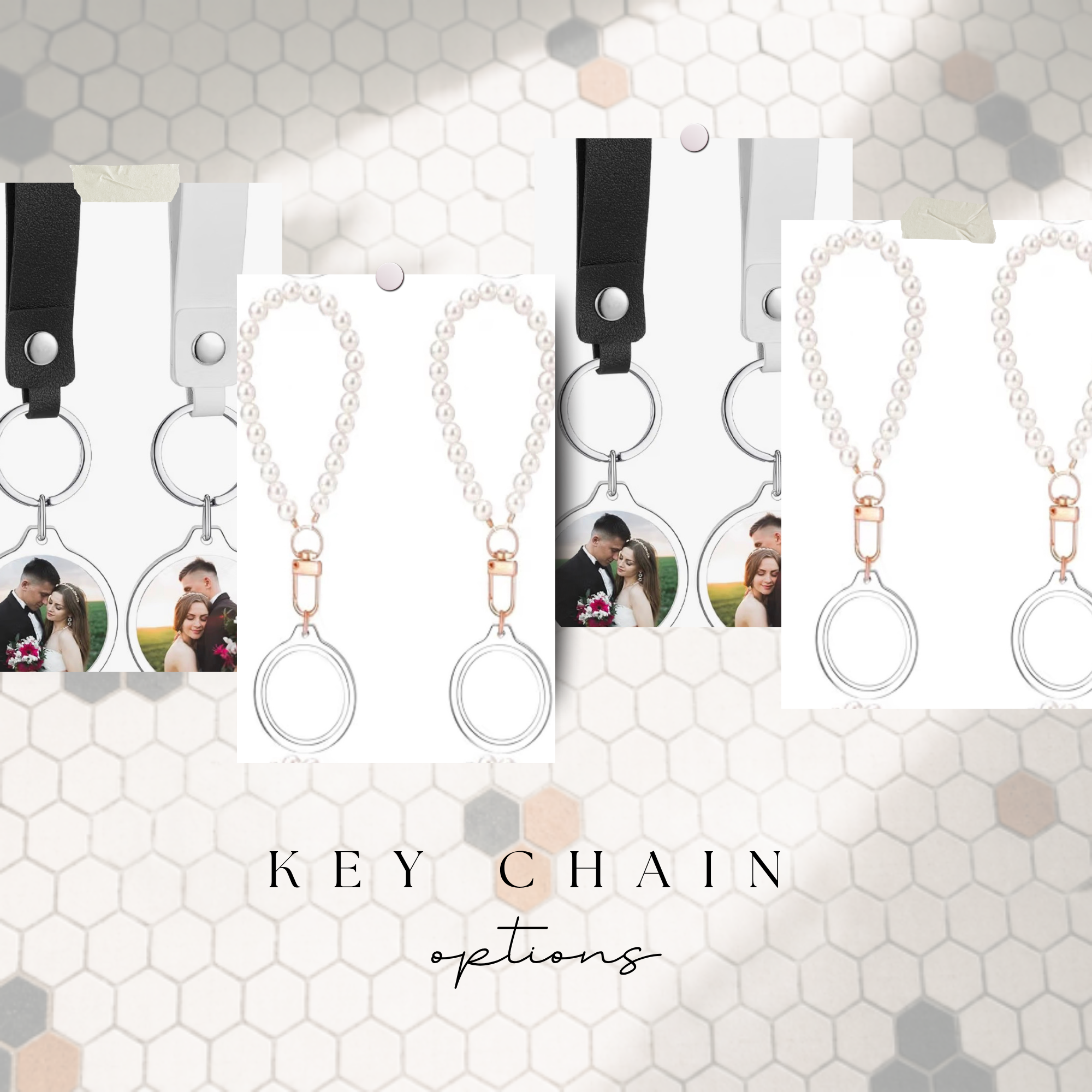 photo keychains for your guests can be added to any print package