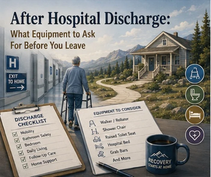 After Hospital Discharge: What Equipment to AskFor Before You Leave