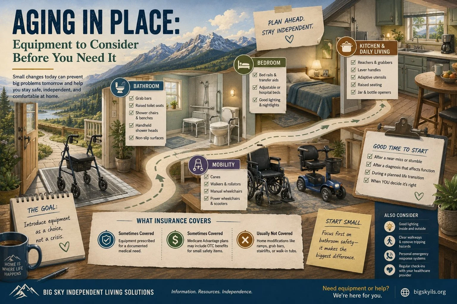 Aging in Place: Equipment to Consider Before YouNeed It