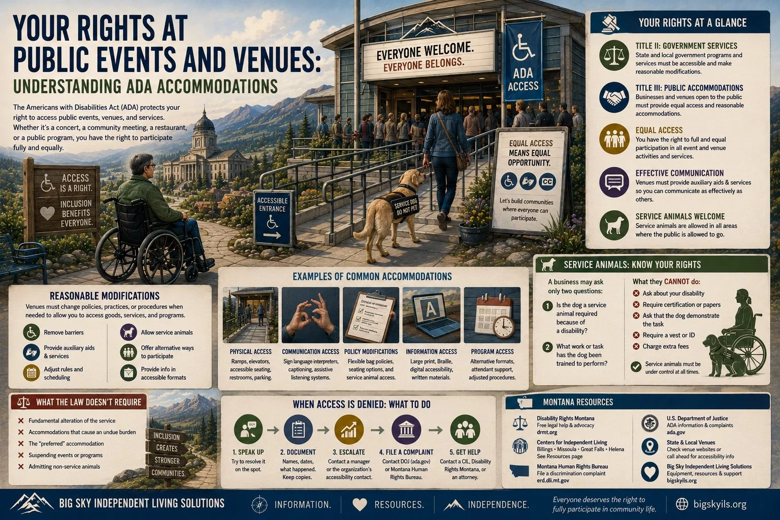 Your Rights at Public Events and Venues: Understanding ADA Accommodations