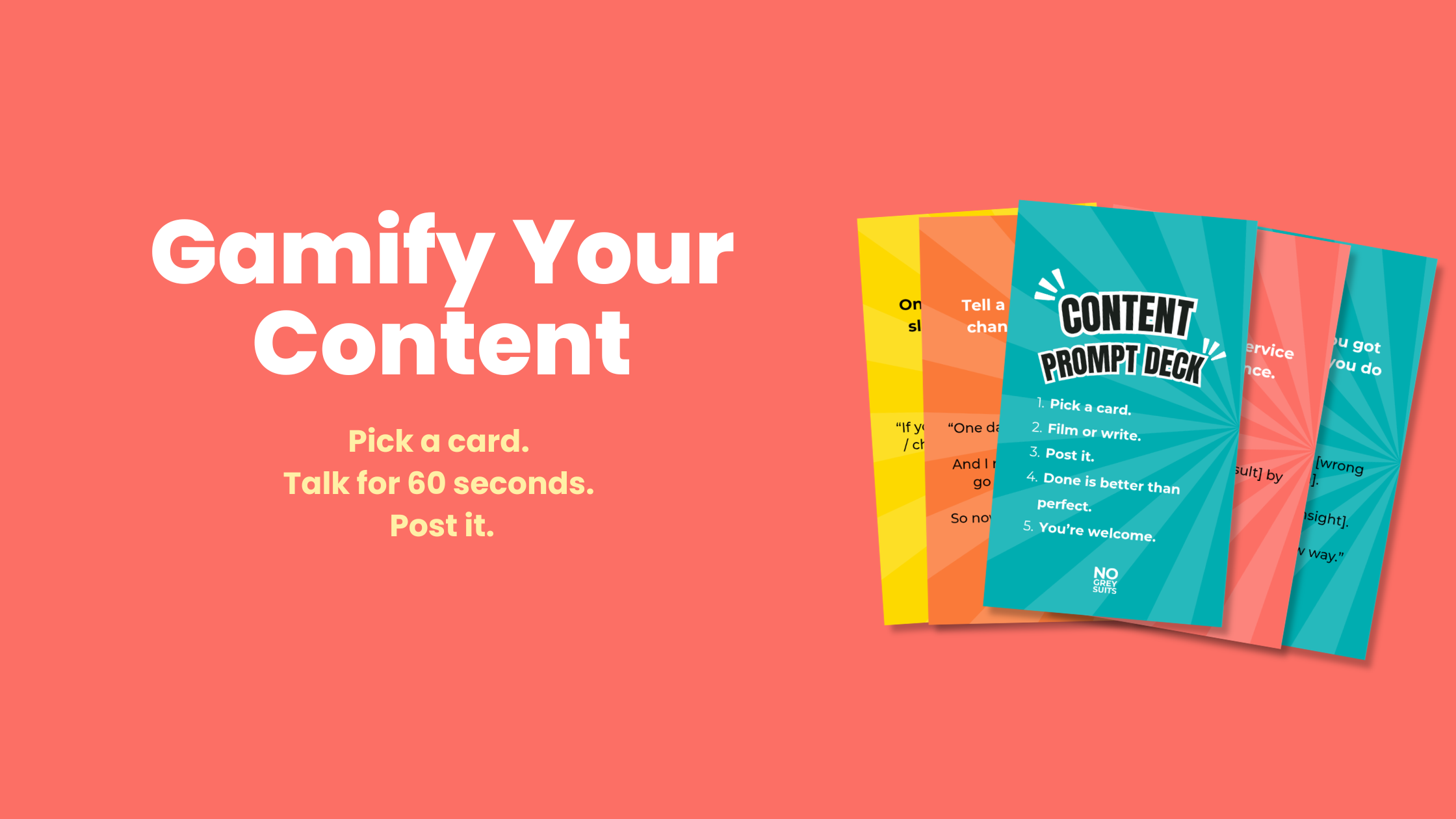 Content Prompt Card Deck