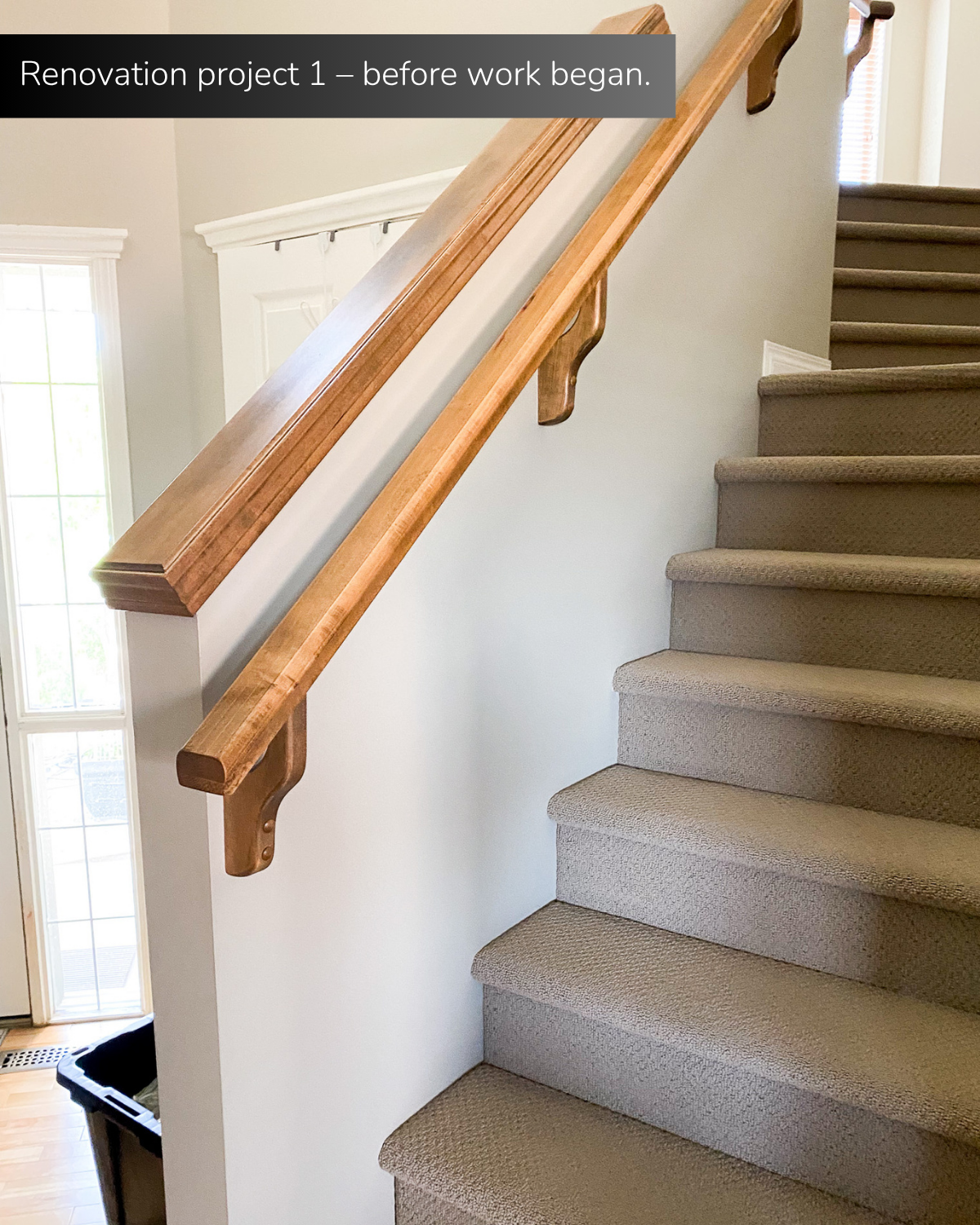 Renovation project 1 - before the work began. 