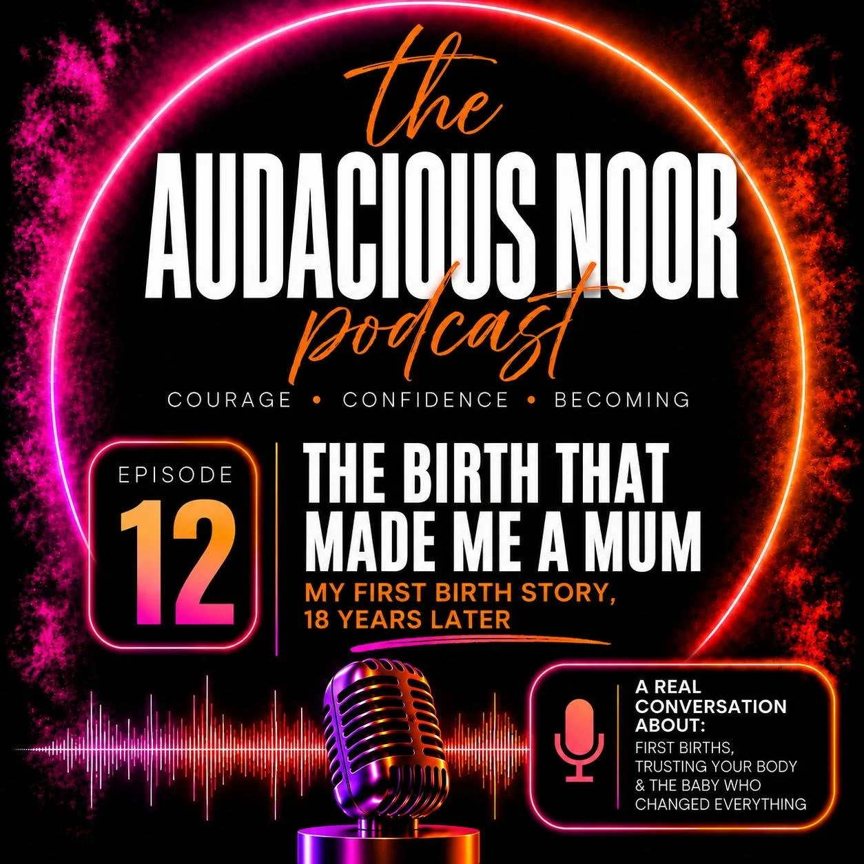 Eps 12. What My First Birth Taught Me About Feeling Safe, Supported and Heard
