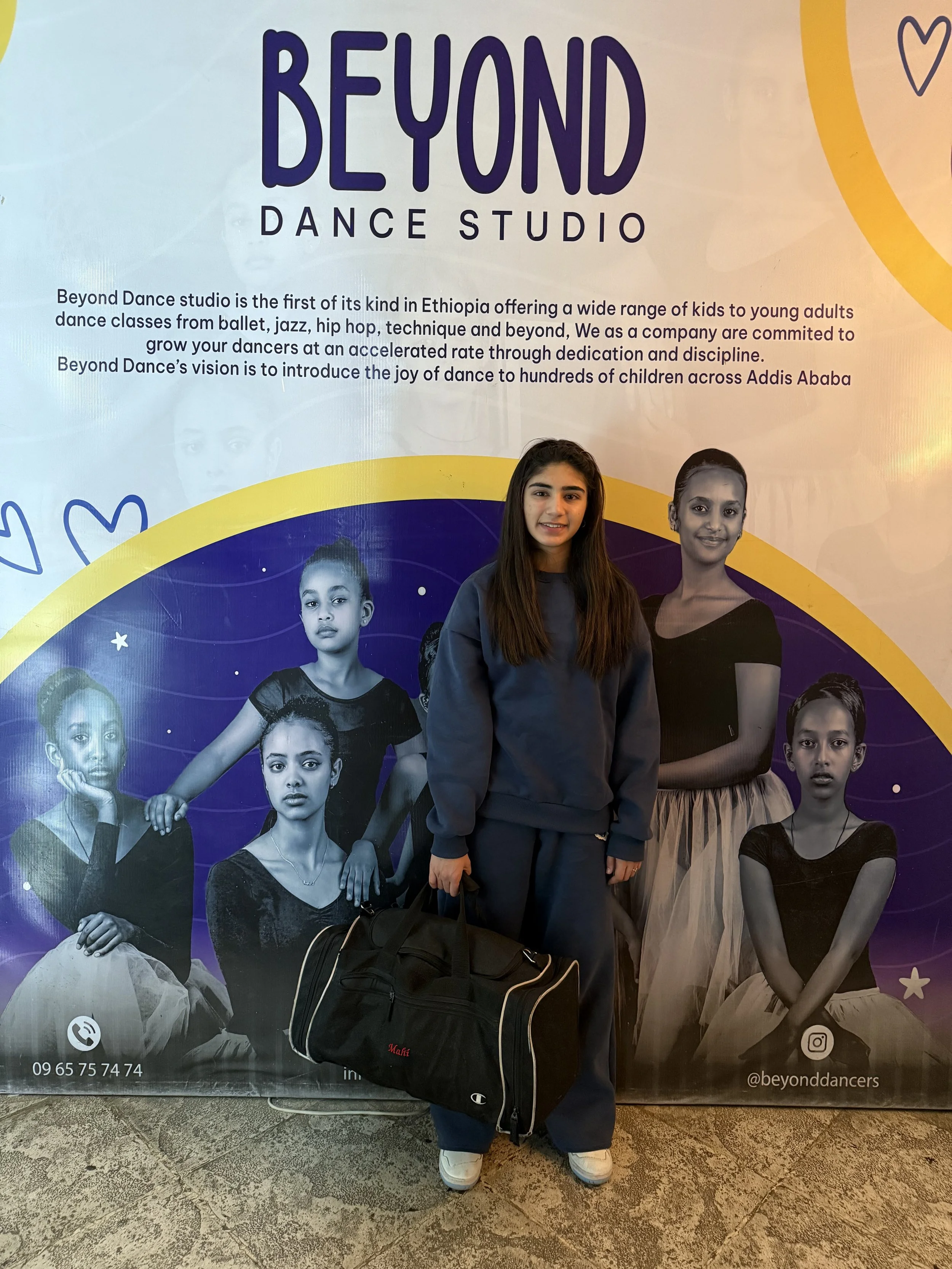 My siblings and I gathered gently used dance shoes from our community and donated them to Beyond Dance Studio in Addis Ababa, helping underprivileged kids have the opportunity to dance with proper shoes.