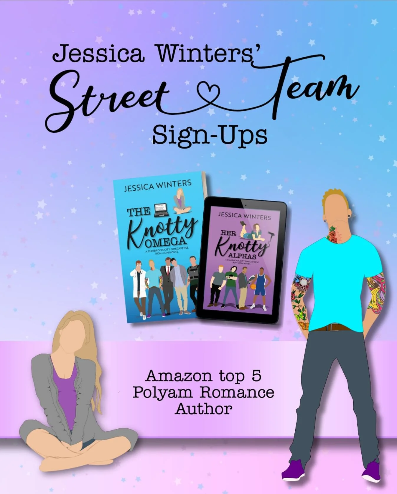 Would you like to be apart of an Amazon Top 5 Polyam Romance Authors street team? @jessicawintersauthor street team is has some openings! Link is in my bio! Let&rsquo;s do this! Her books are out of this world! 💕

#streetteamsignup #streetteams #aut