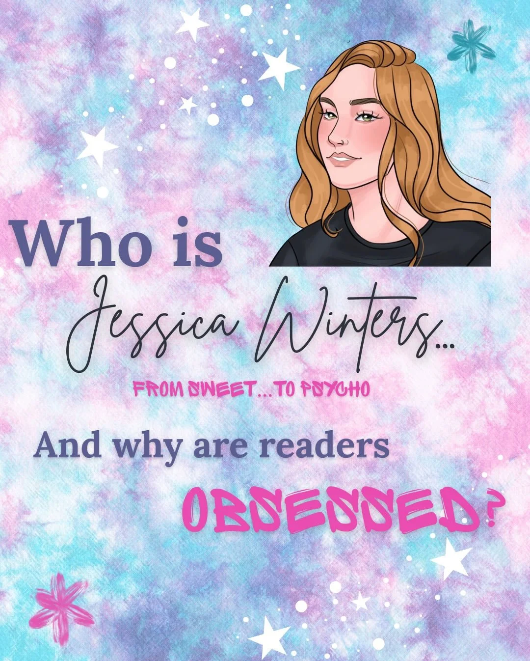 Sweet. Psycho. Omegaverse.

Jessica Winters is a Top 5 Bestseller in Polyamory Romance, writing sweet and deliciously psycho omegaverse that will have you laughing, swooning, and completely hooked.

Think strong, sassy omegas, vulnerable yet fiercely
