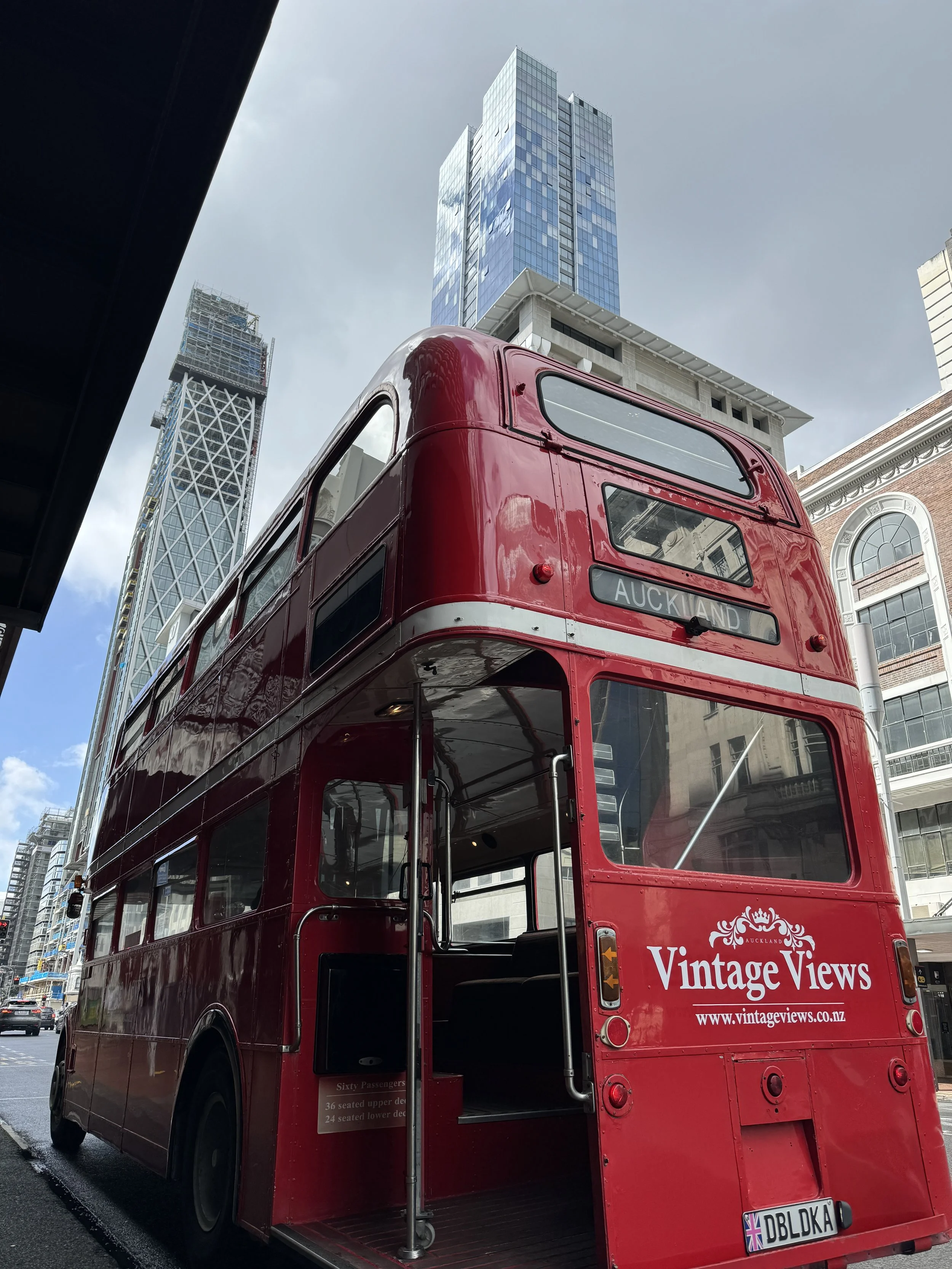 Meet Dorothy: Auckland’s Vintage London Double Decker Bus