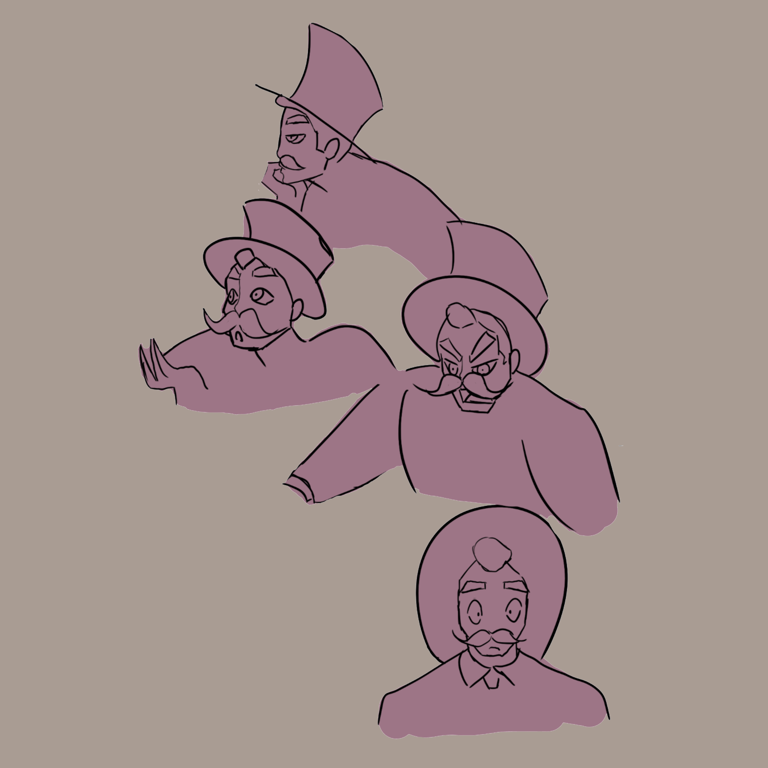 The Mayor expression sheet