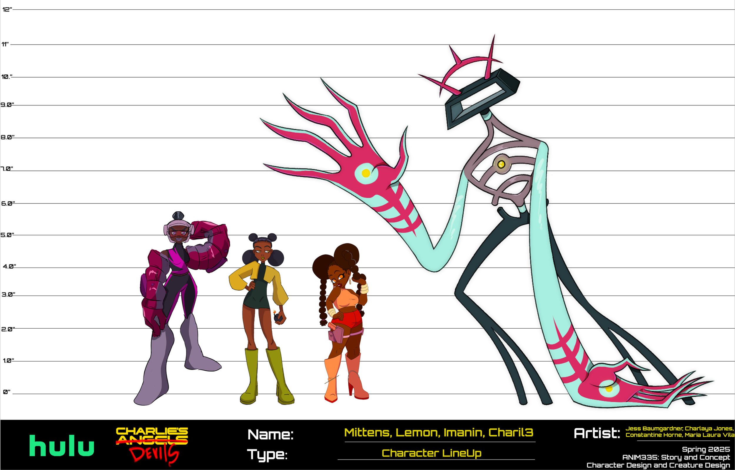 All character line up