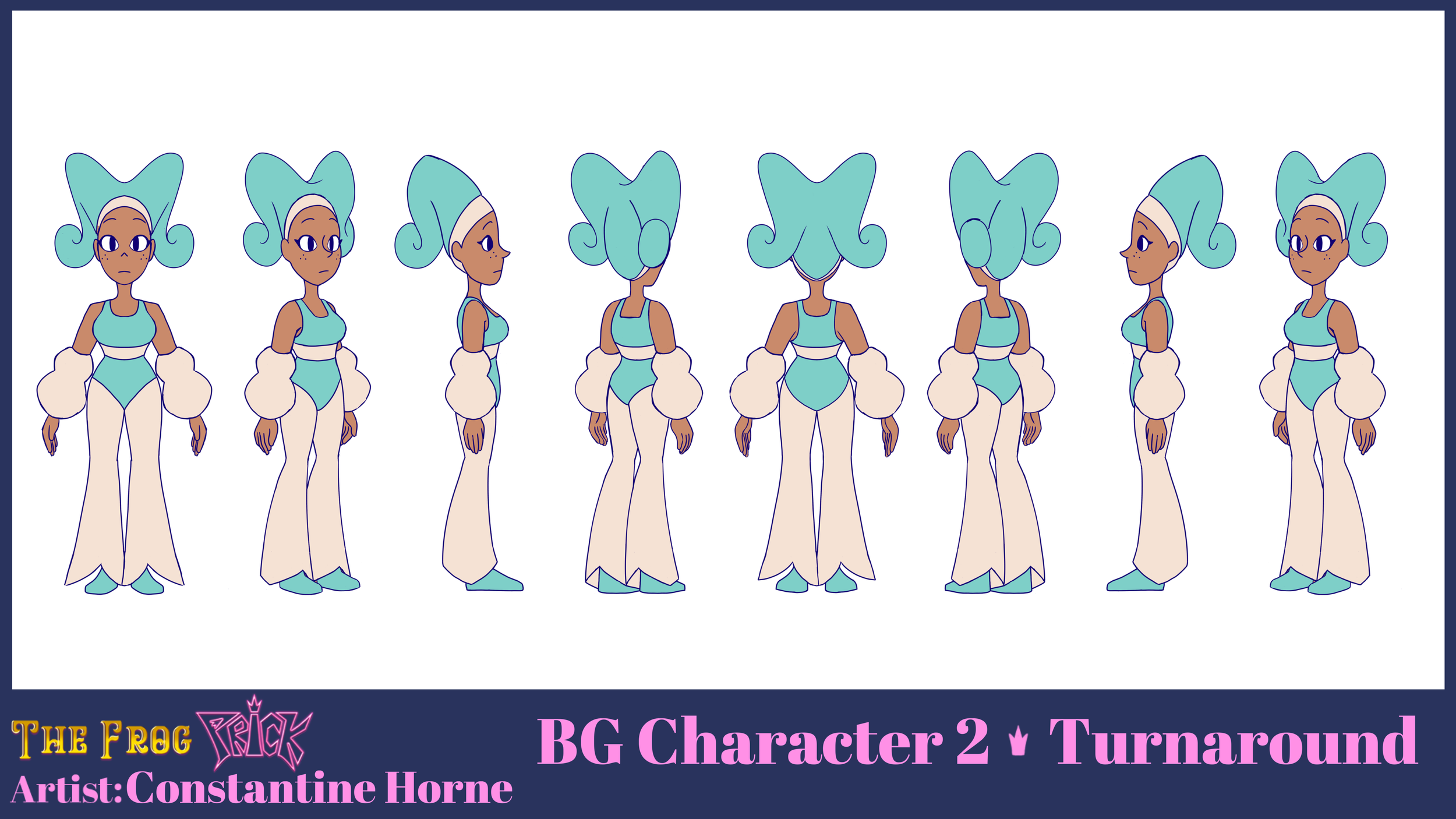 As well as this character she was going to be fully animated along with the previous character