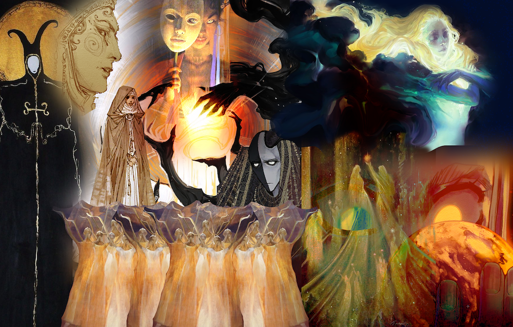 This is the moodboard that I came up with for the vibe of the story