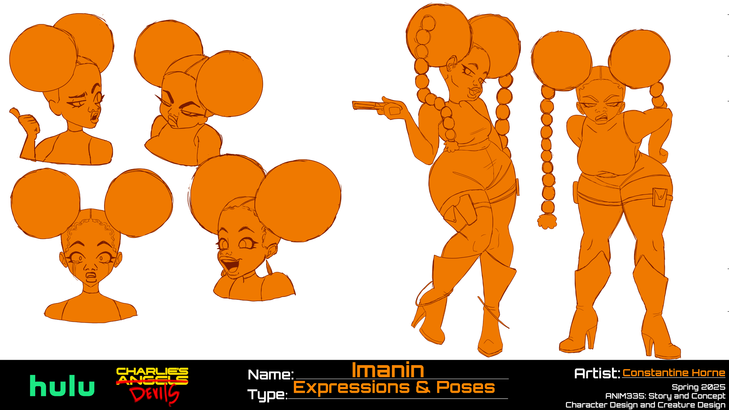 CharileAngels Expressions and poses.png