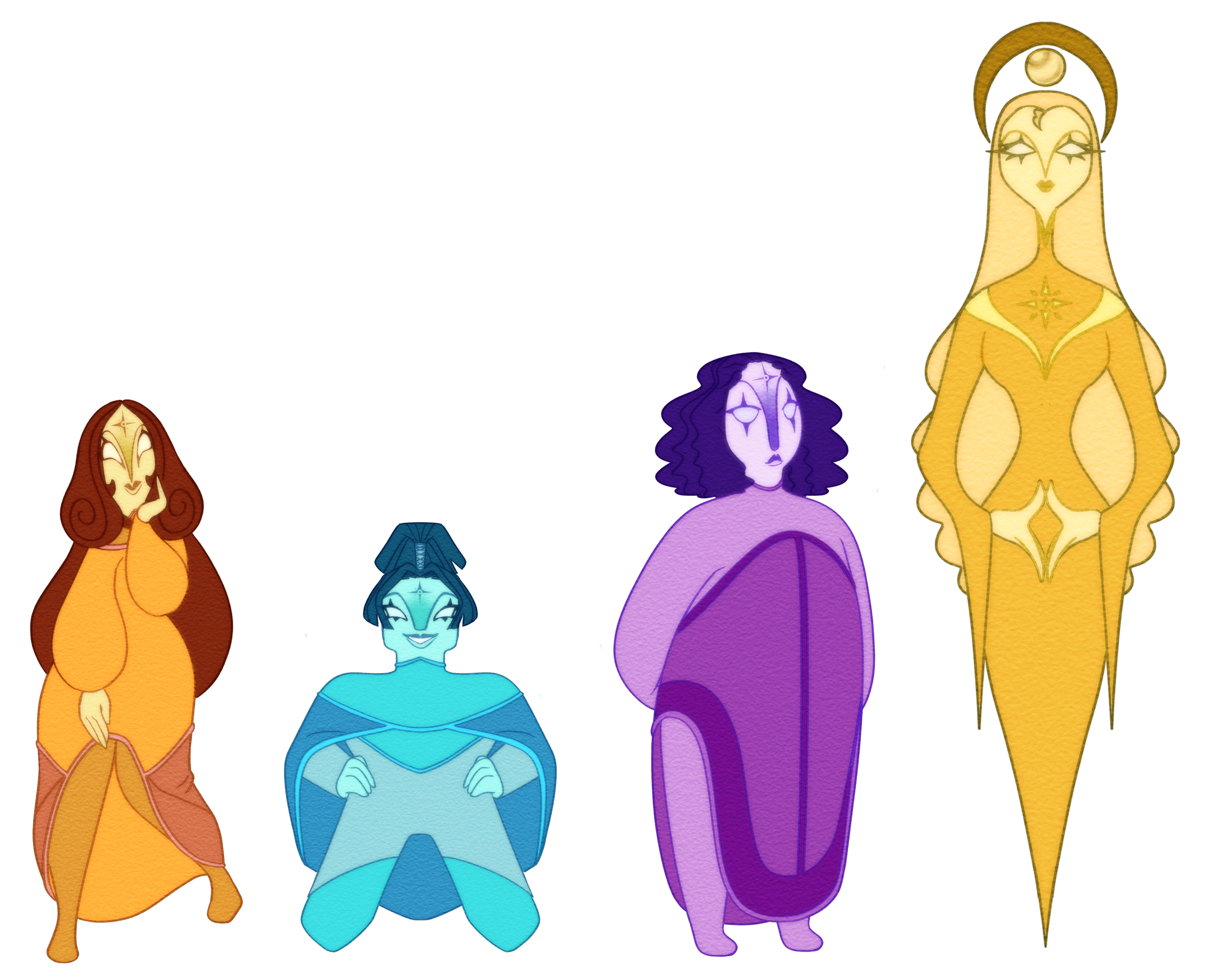 Here is the true size of the character side by side.