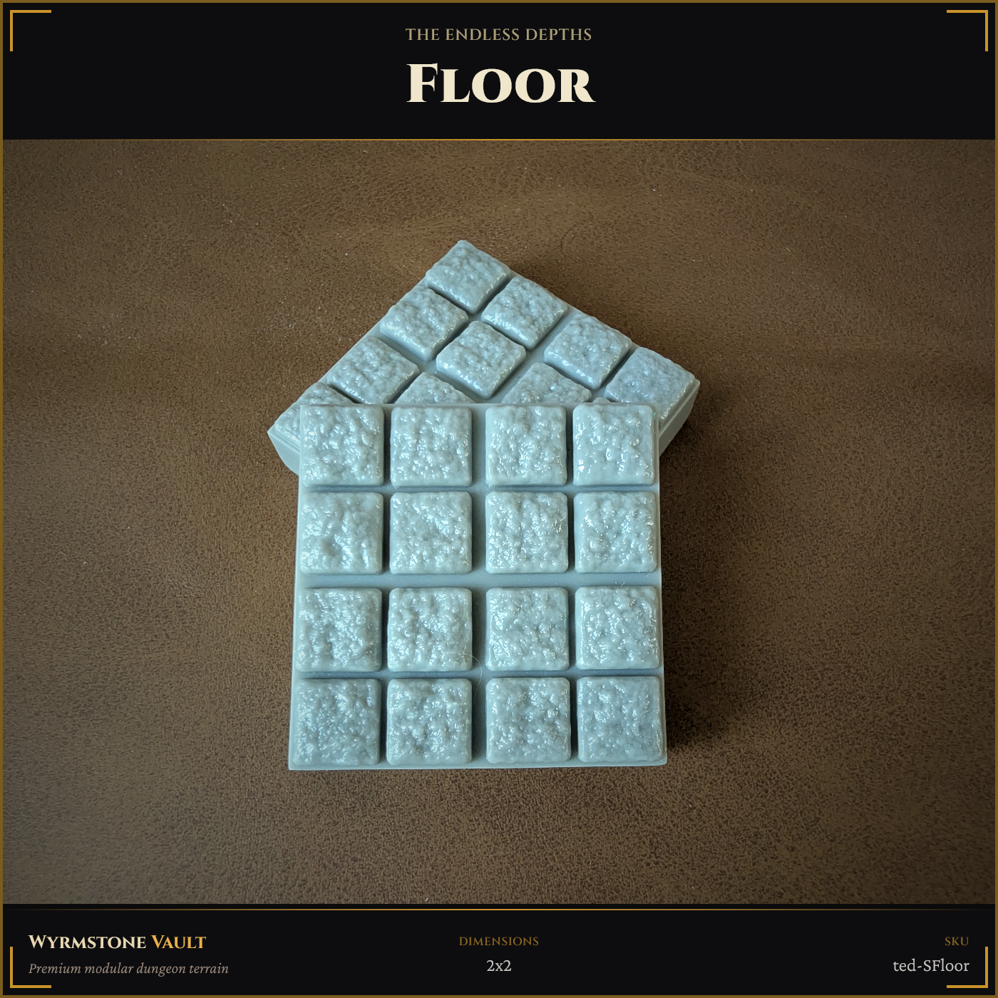 Standard Floor (2x2) - Unpainted