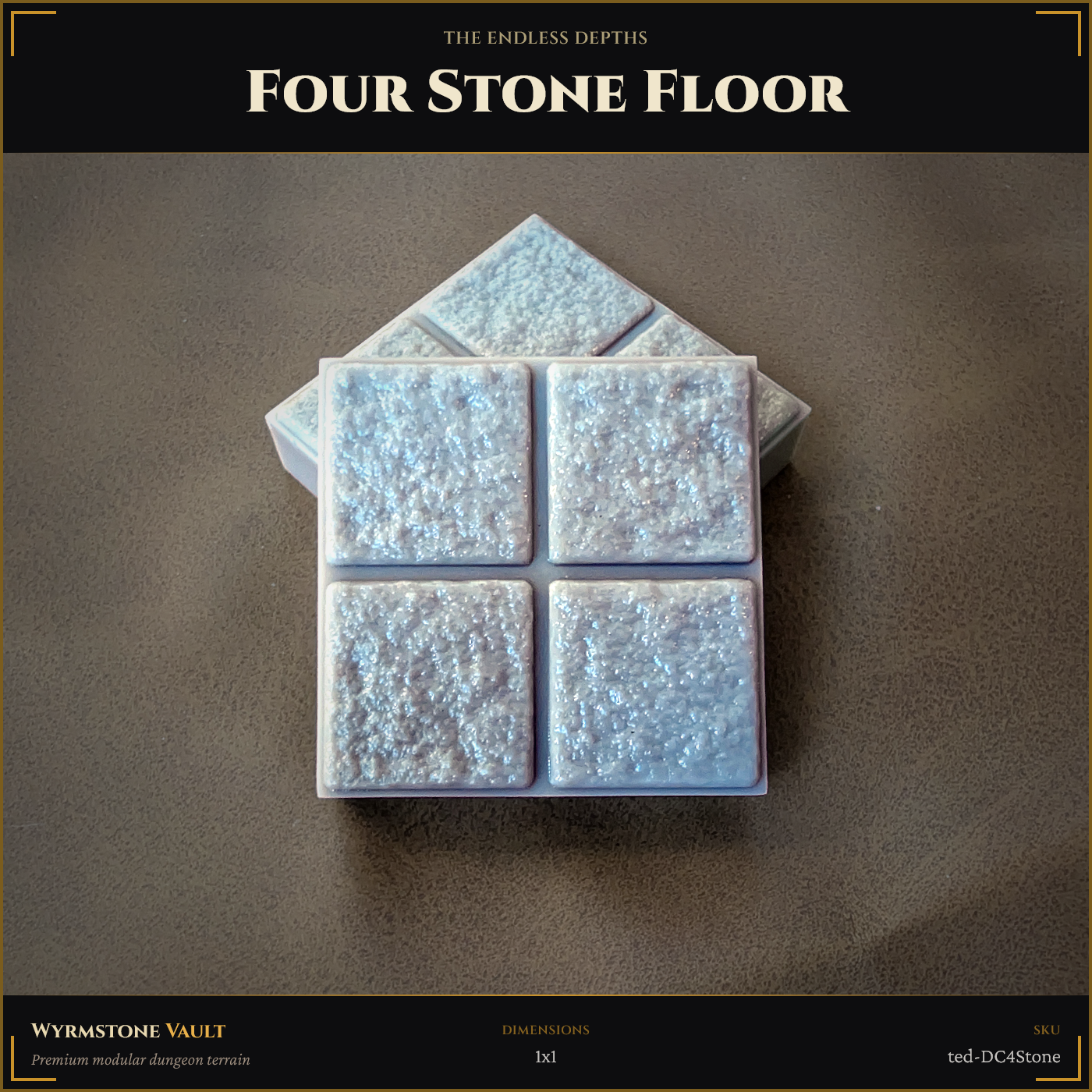 Standard Stone Floor (2x2) - Unpainted