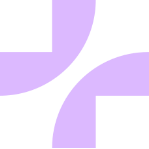 Abstract graphic design with black and purple shapes and curves