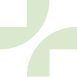 Abstract design with black and light green curved shapes