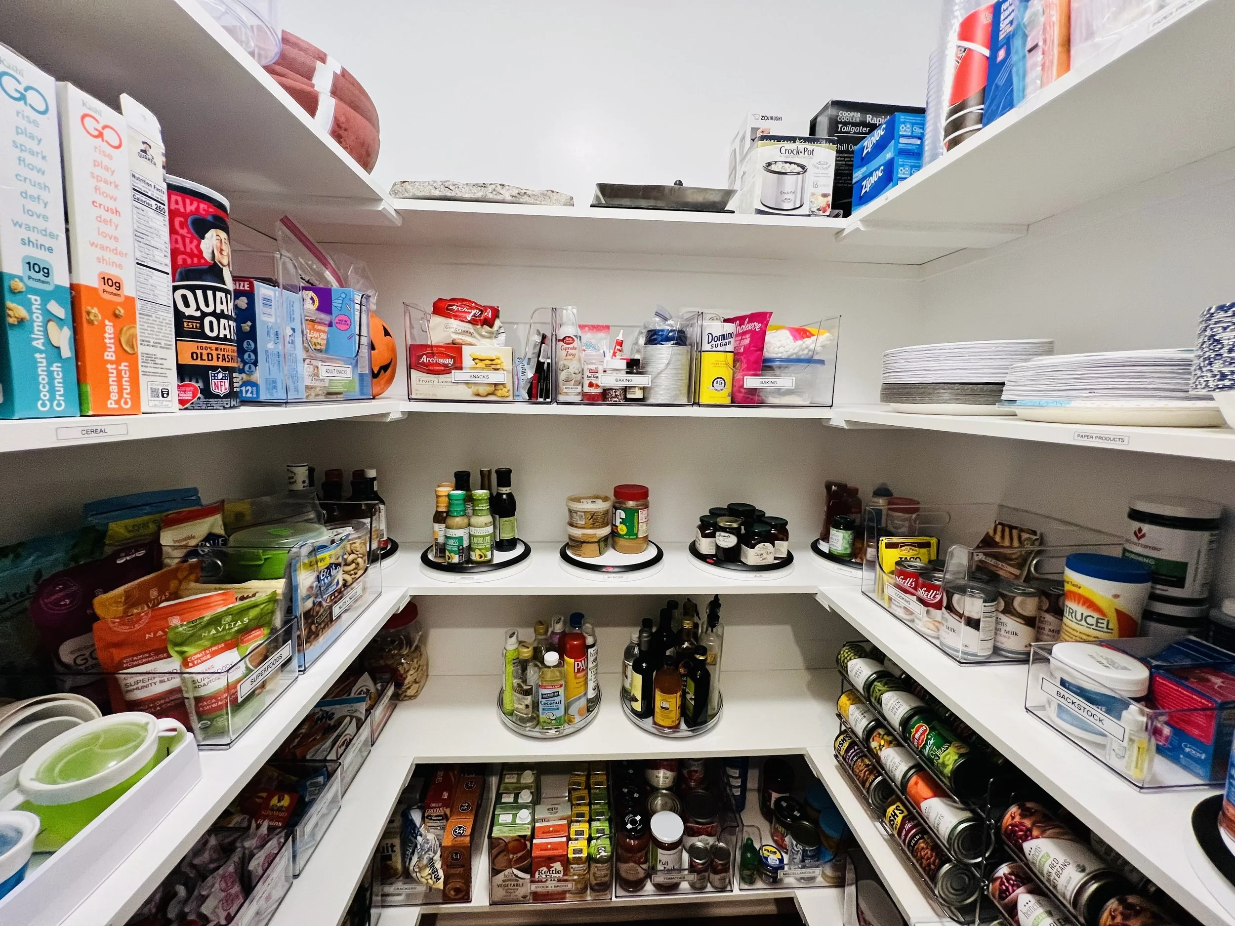 organized pantry by neat quarters professional organizing