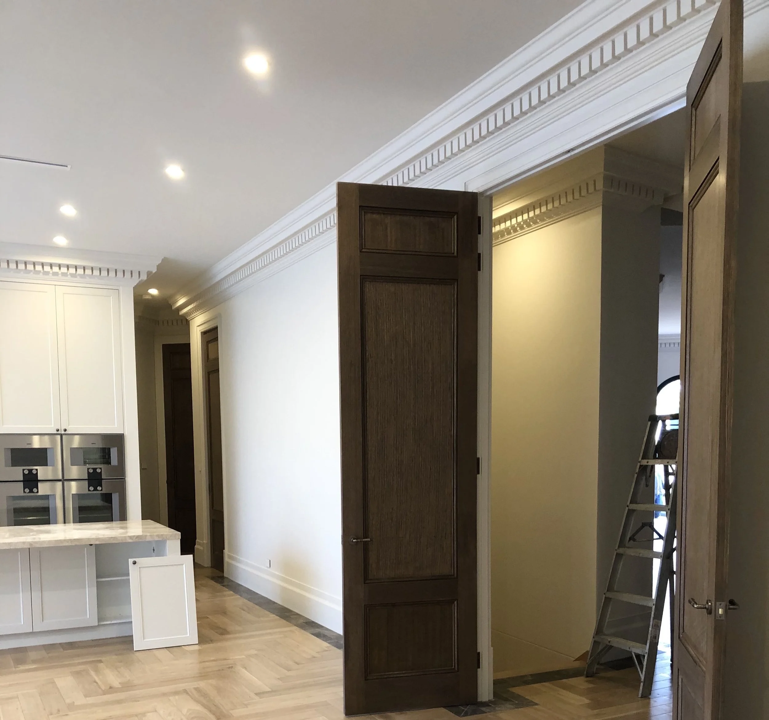 Interior of house after painting in Kew