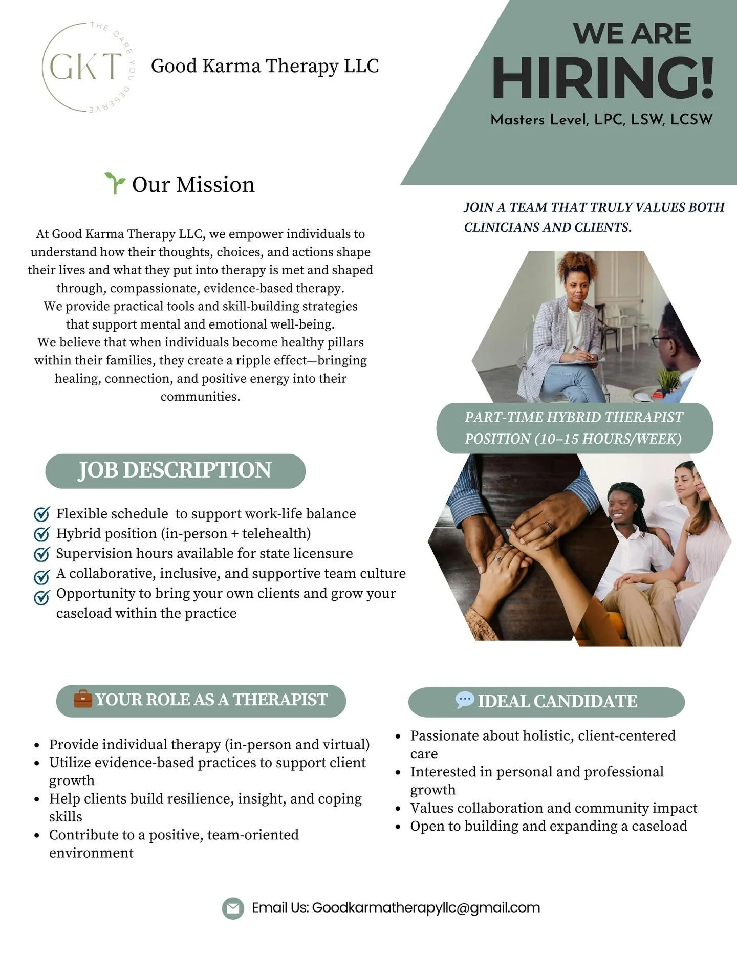 Building a strong mental practice isn&rsquo;t just about growth, it&rsquo;s about people. 🧠✨

We&rsquo;re creating a space where compassion meets expertise, where every voice matters, and where both clients and clinicians feel supported.

If you&rsq