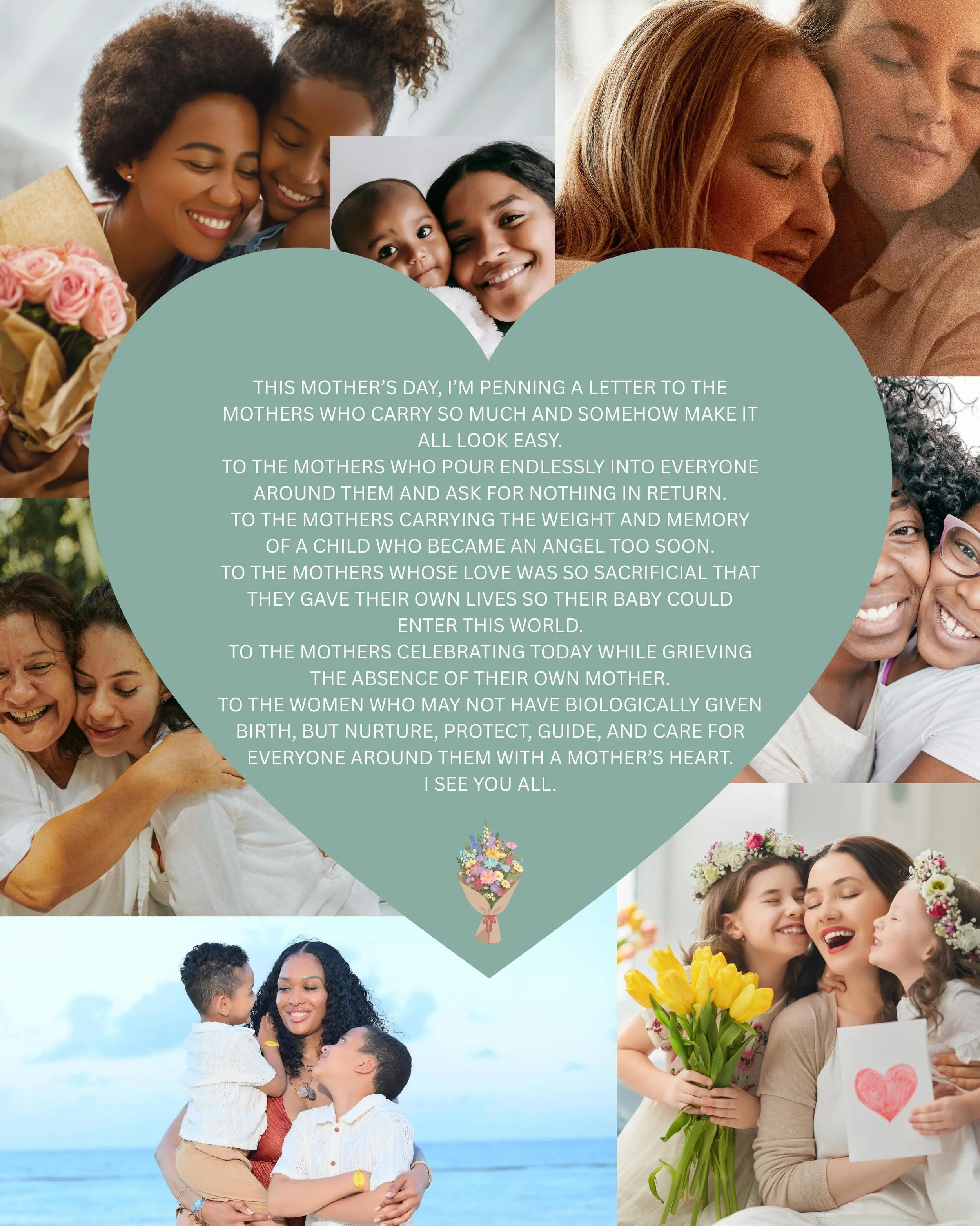 My love, honor, and respect for you runs deeper than words can explain. 

I pray today and every day that you are poured into the same way you pour into others. That you are loved gently, cared for intentionally, and reminded of just how valuable you