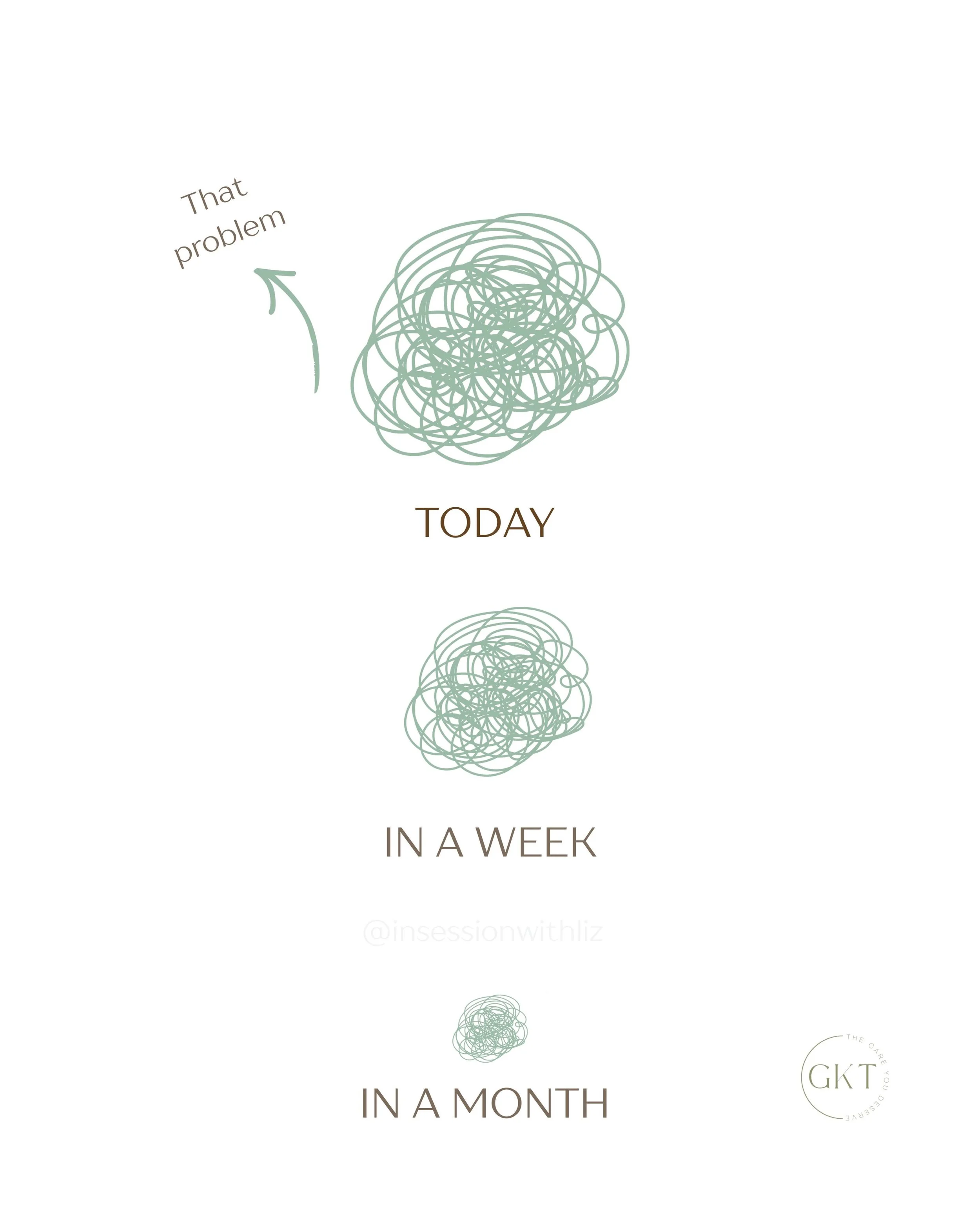 In the moment, problems feel larger than they are because stress narrows perspective and amplifies emotional threat. Time restores distance and balance.⚖️

That&rsquo;s why a situation that feels unbearable during a heated argument, a late-night over