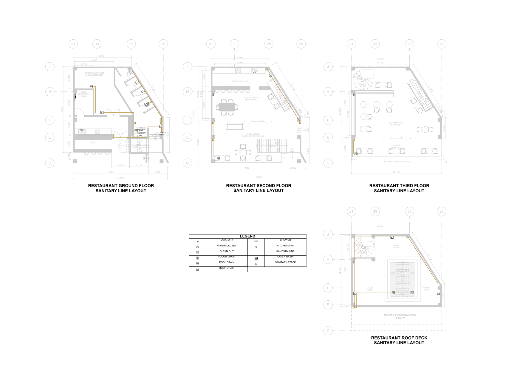 Restaurant Sanitary Line Layout.png